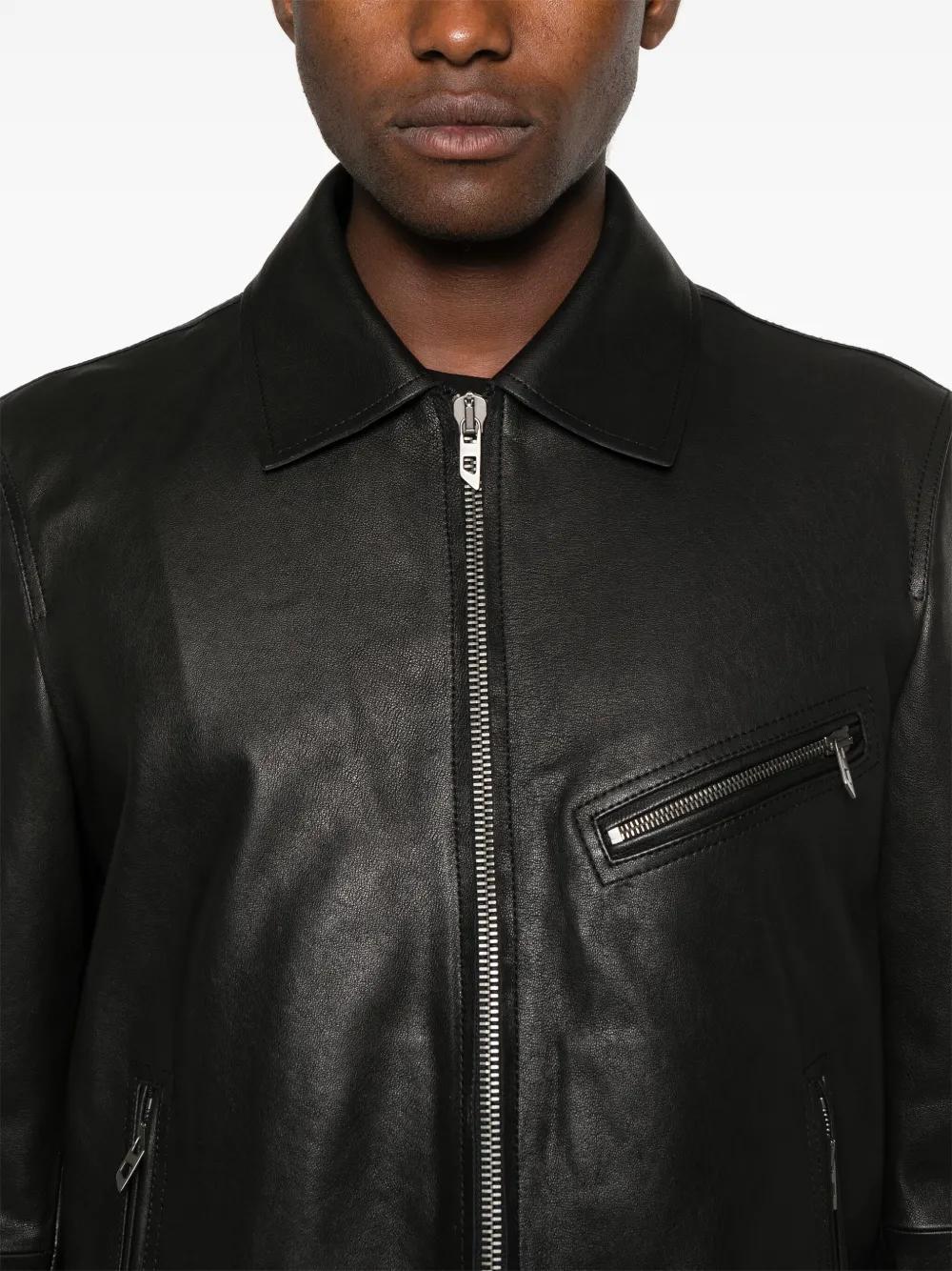 DIESEL L-Korn Leather Jacket for Men