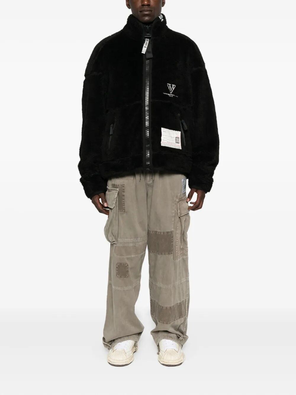 MAISON MIHARA YASUHIRO	 Amateur Sewn Wide Back Boa Blouson - Fall/Winter 2025