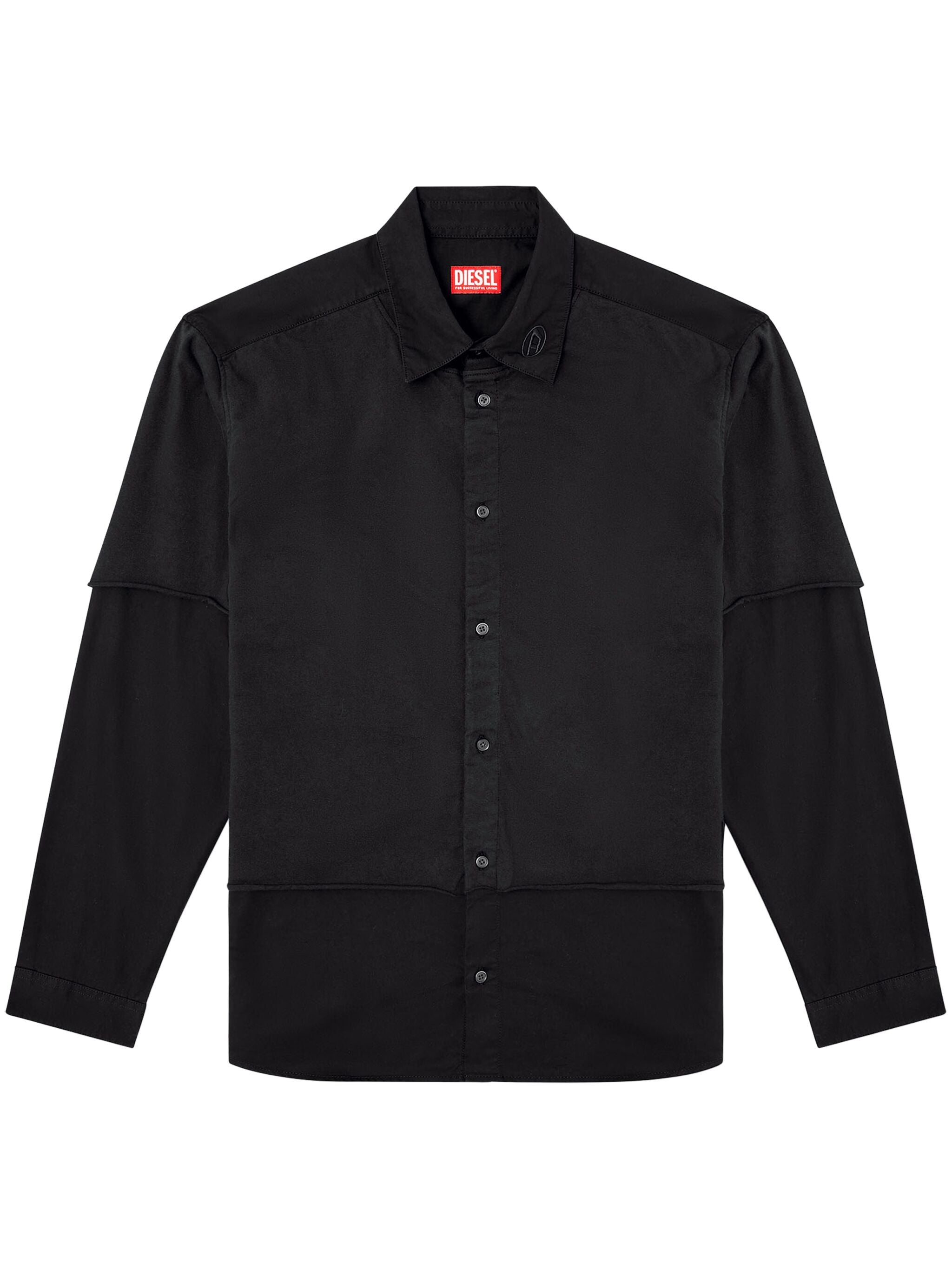 DIESEL Men's Regular-Fit Cotton Twill Shirt - Size 48