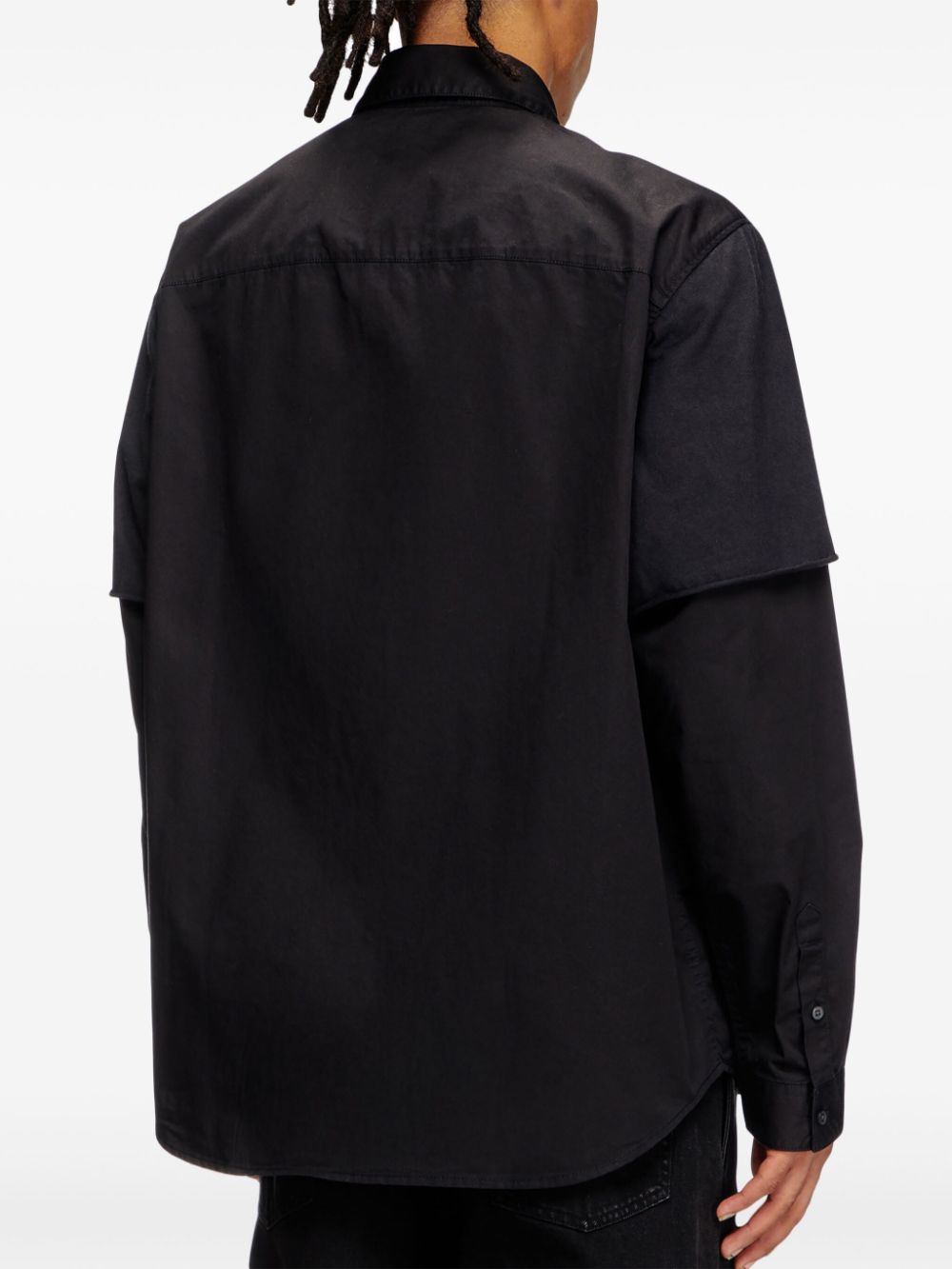 DIESEL Men's Regular-Fit Cotton Twill Shirt - Size 48