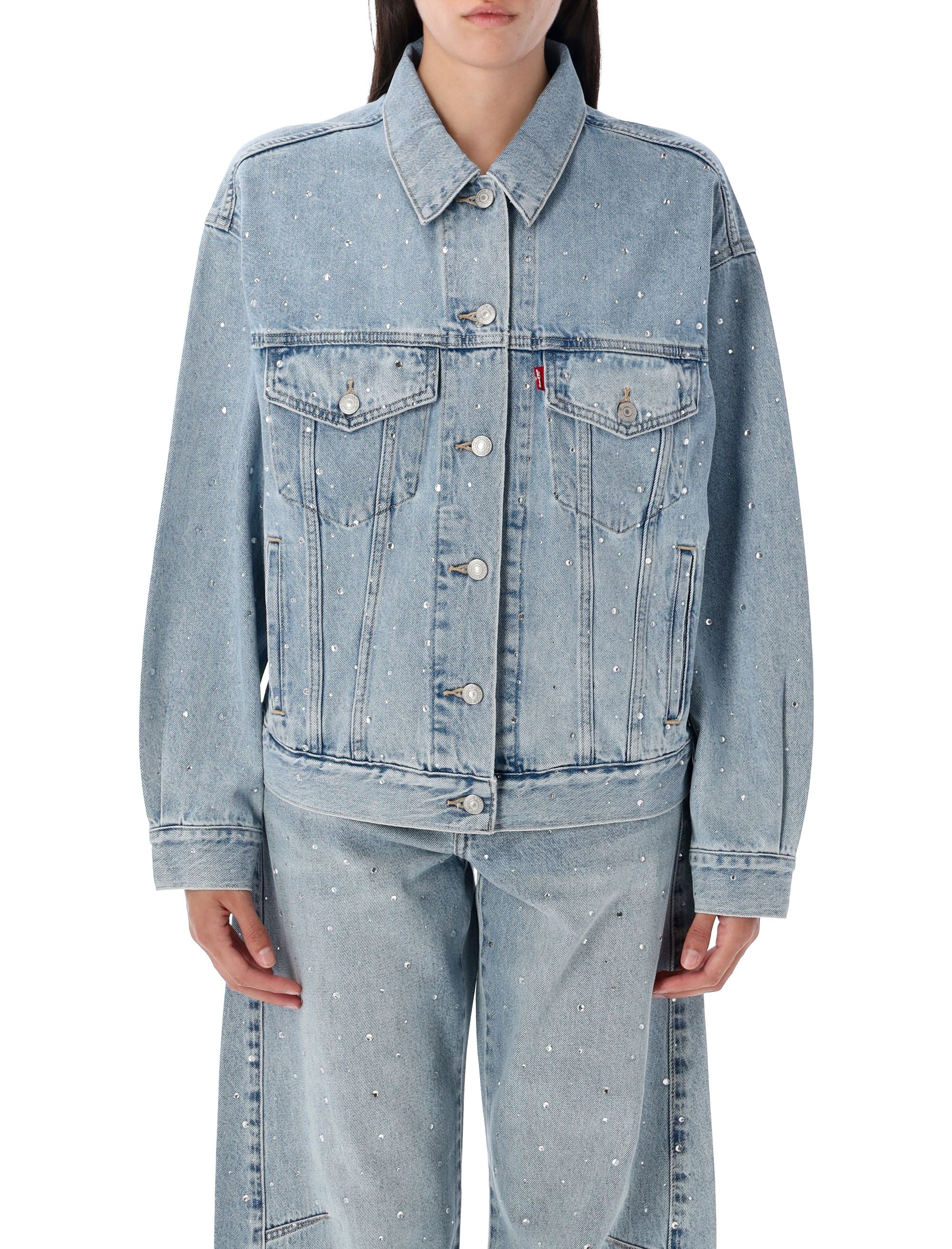 LEVI'S Relaxed Fit '90s Trucker Denim Jacket - Size S