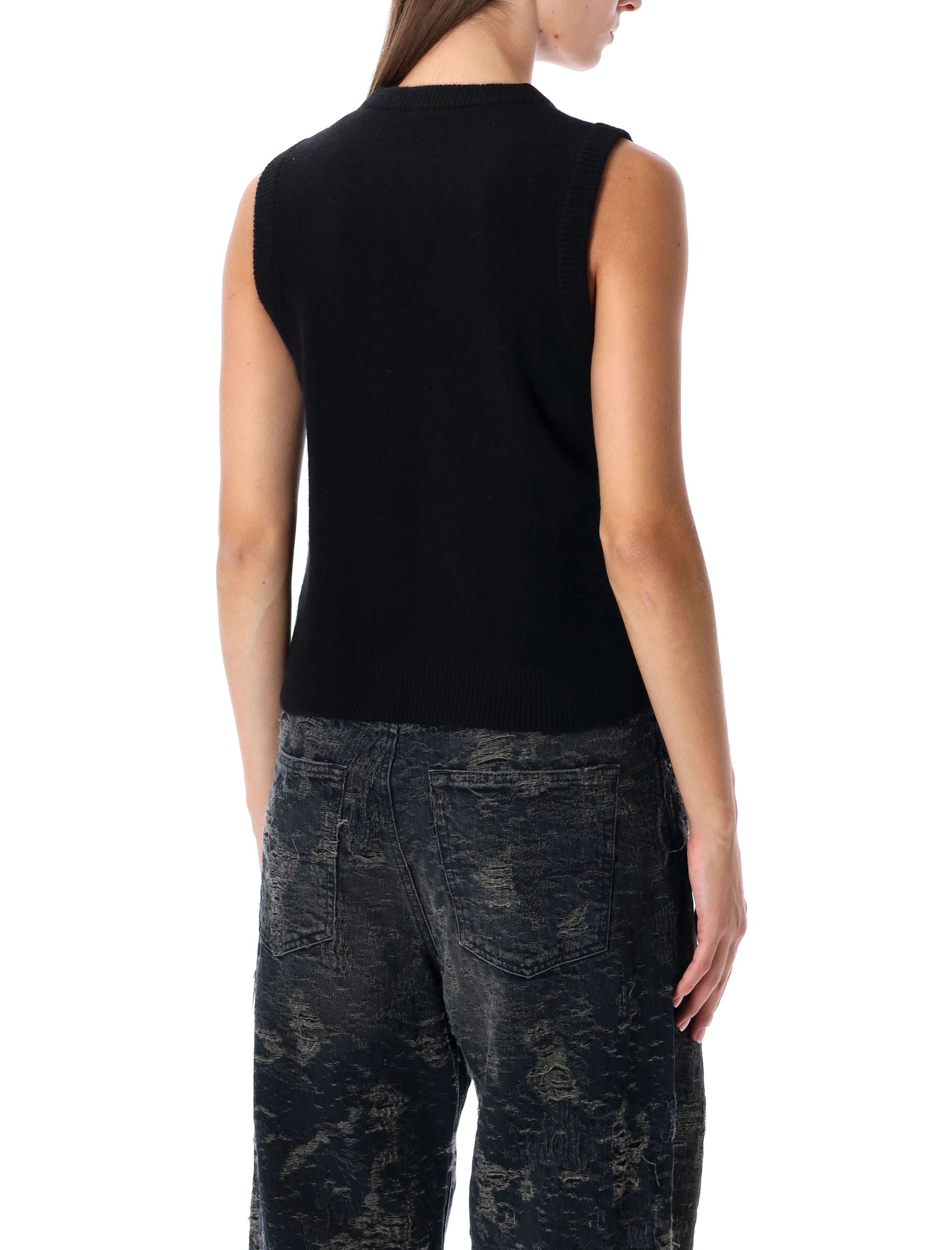 DIESEL Luxury Wool-Cashmere Tank Top - Regular Fit (Size S)