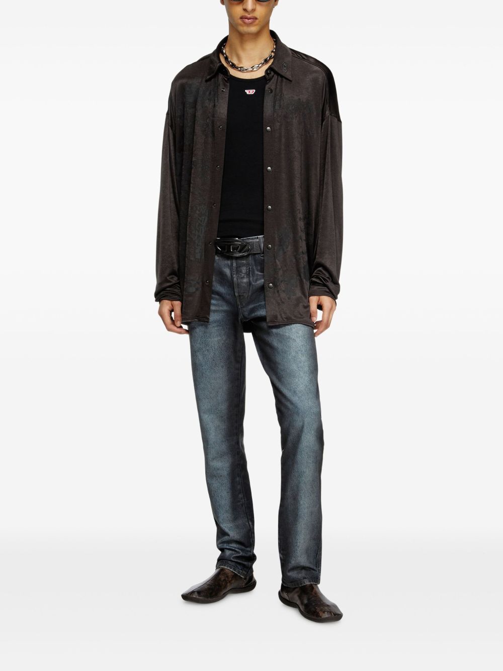 DIESEL Men's Denim Cotton-Canapa Jeans