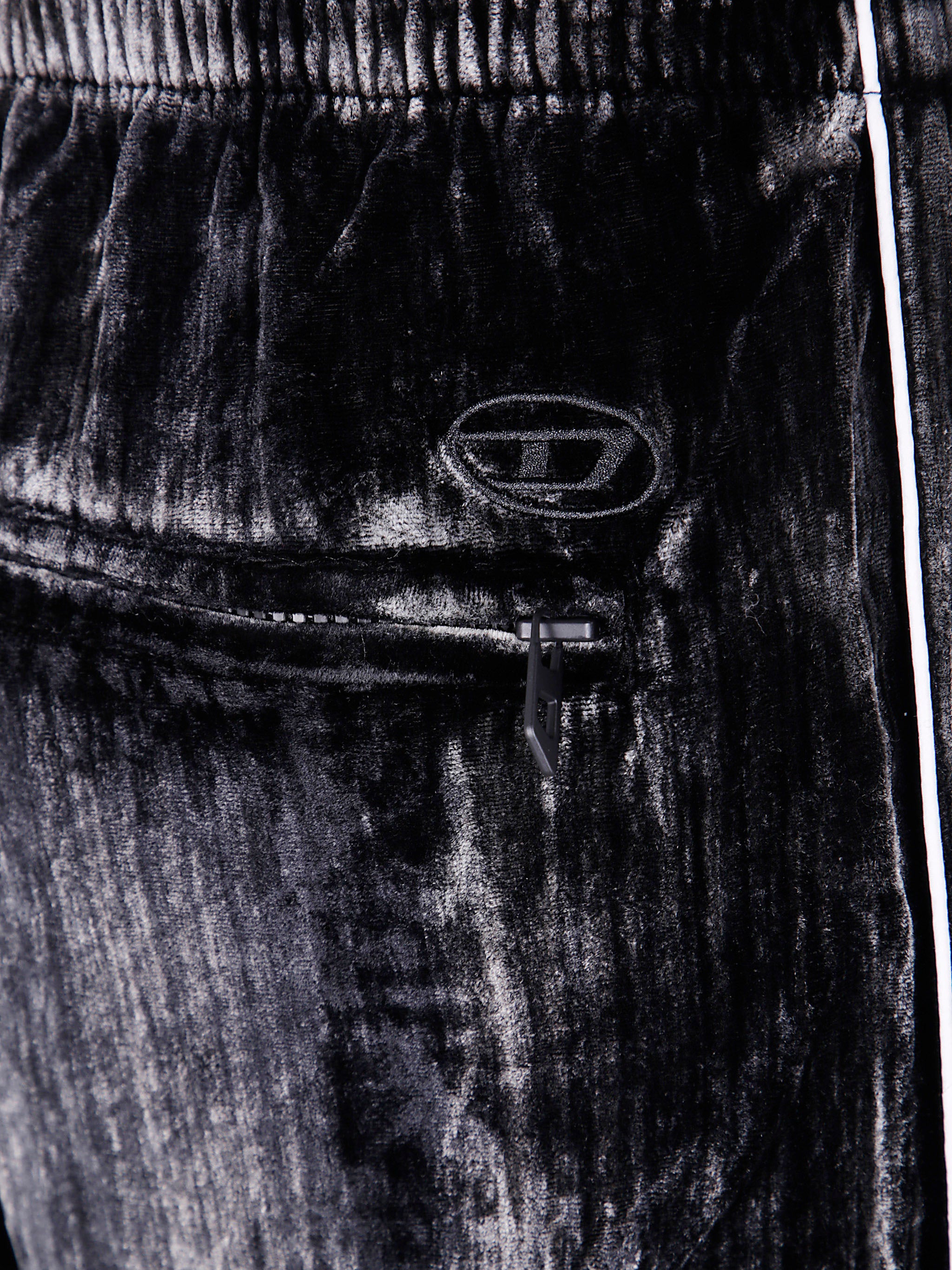 DIESEL Velvet Striped Track Pants