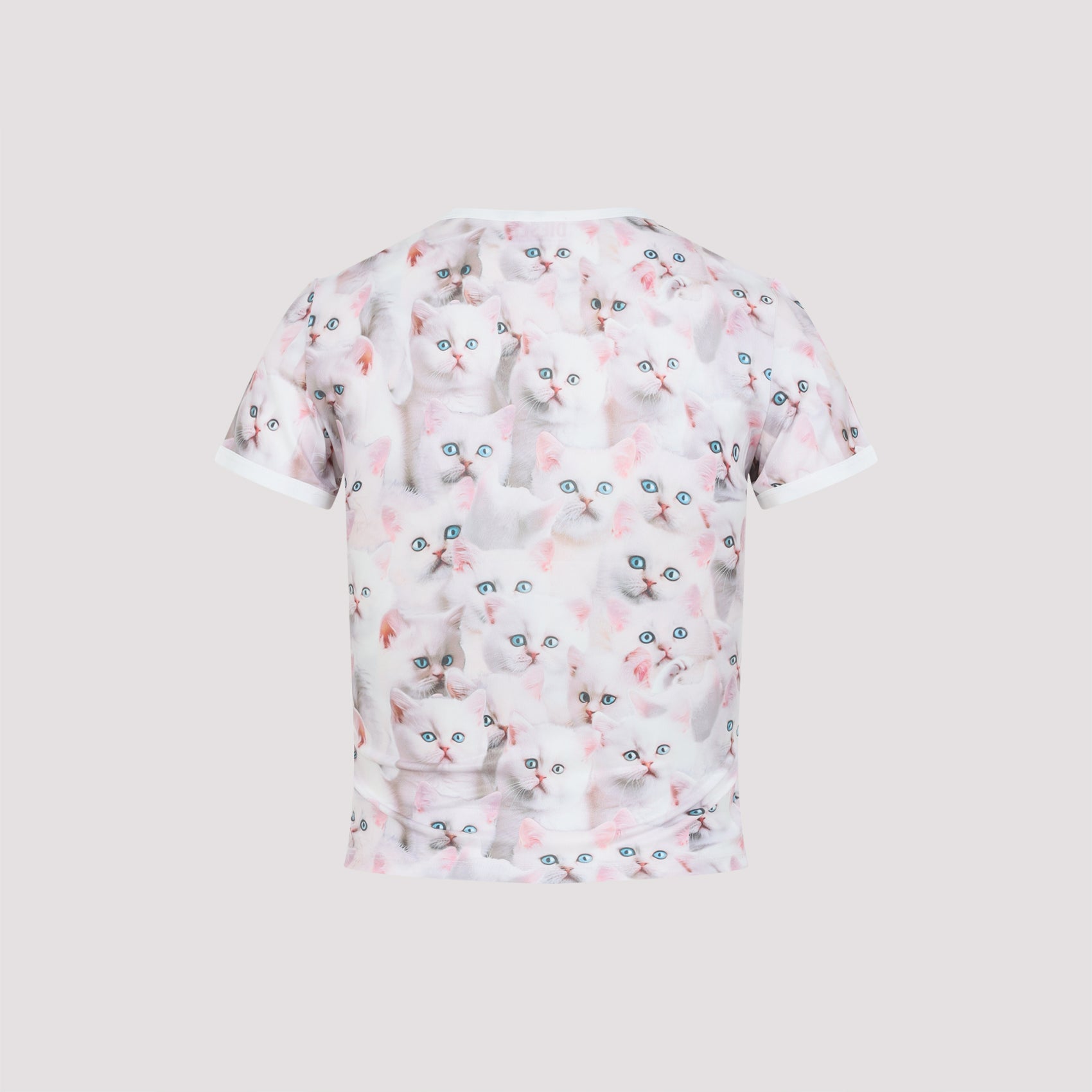 DIESEL Cat-Print Short Sleeve T-Shirt for Women