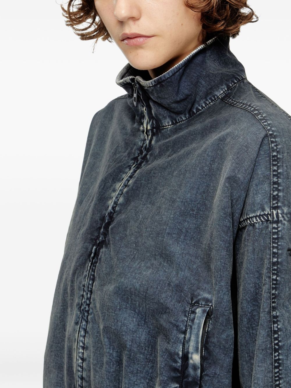 DIESEL Cropped Denim Jacket for Women
