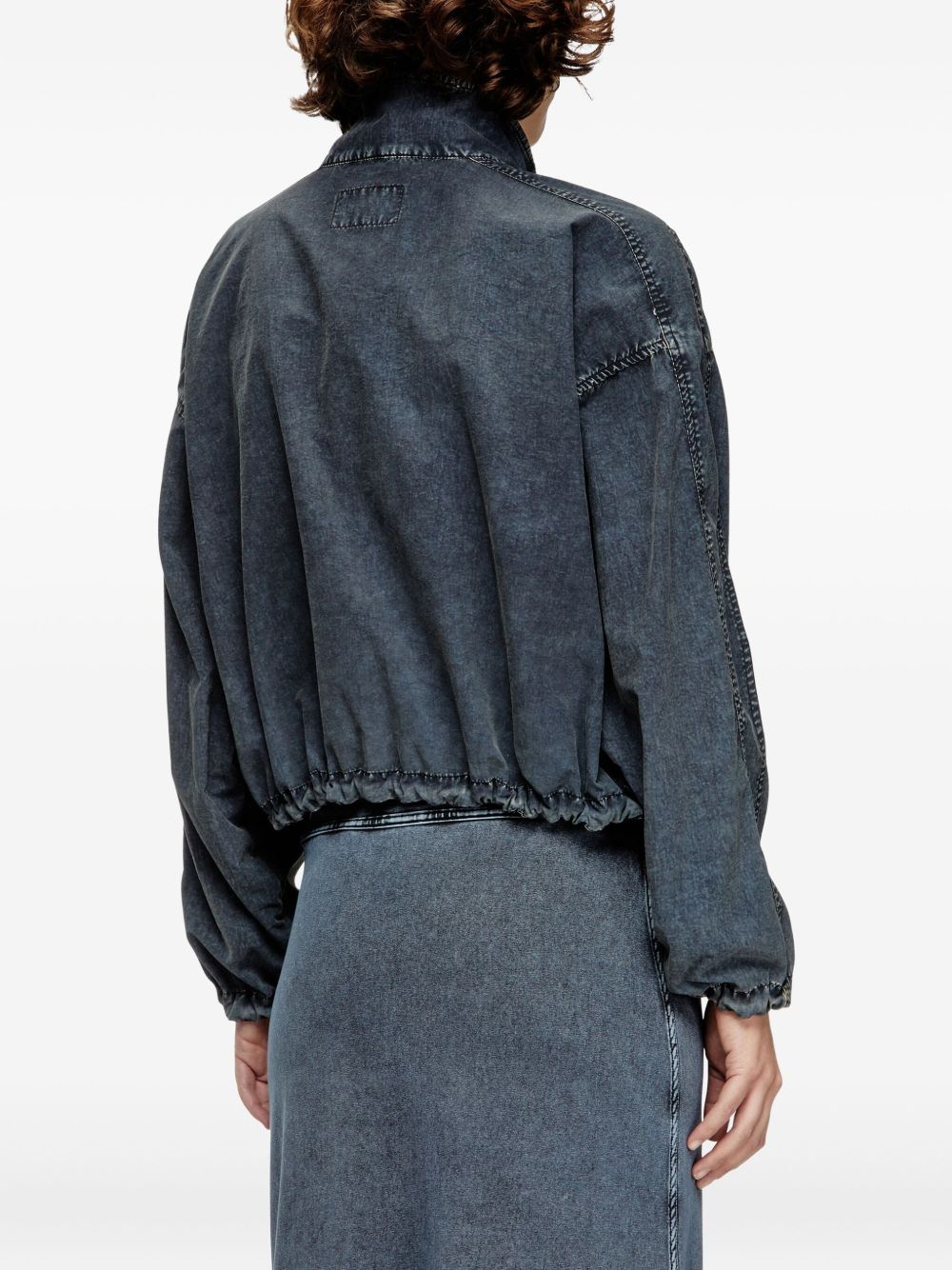 DIESEL Cropped Denim Jacket for Women