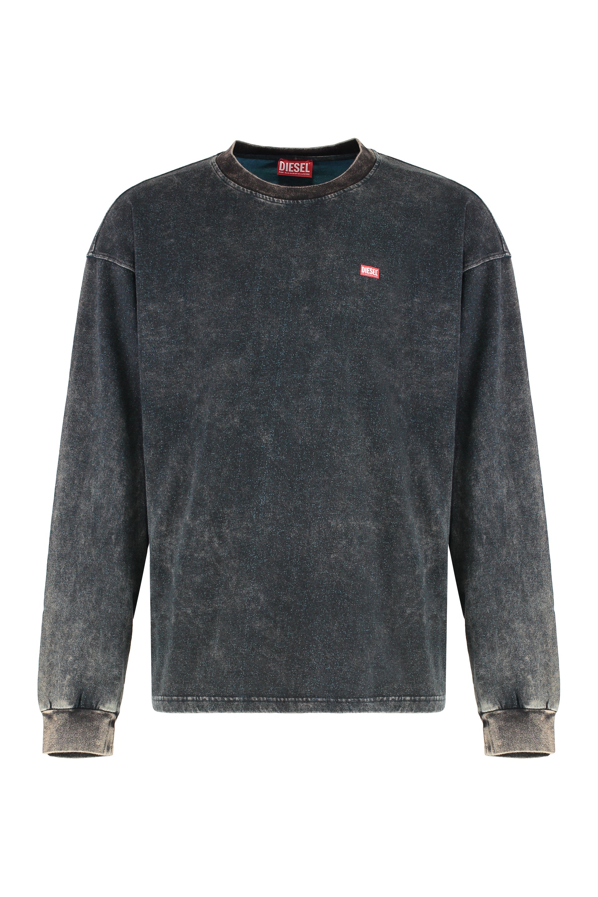 DIESEL Relaxed Fit Long Sleeve T-Shirt