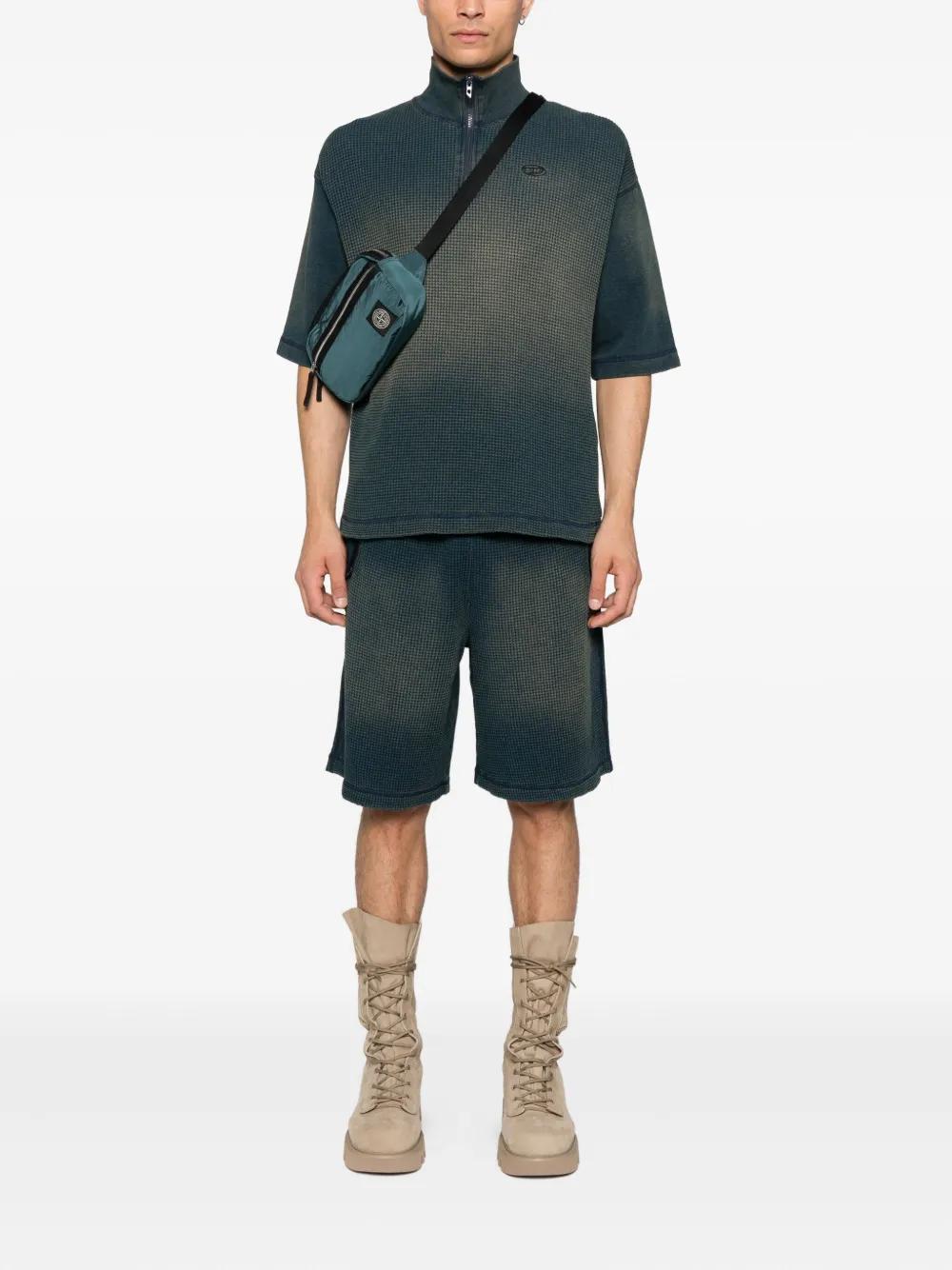 DIESEL Textured Men's Shorts with Pockets