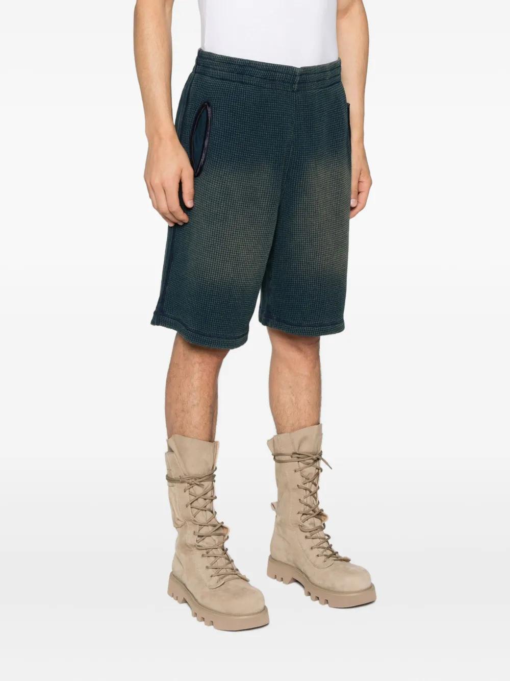 DIESEL Textured Men's Shorts with Pockets