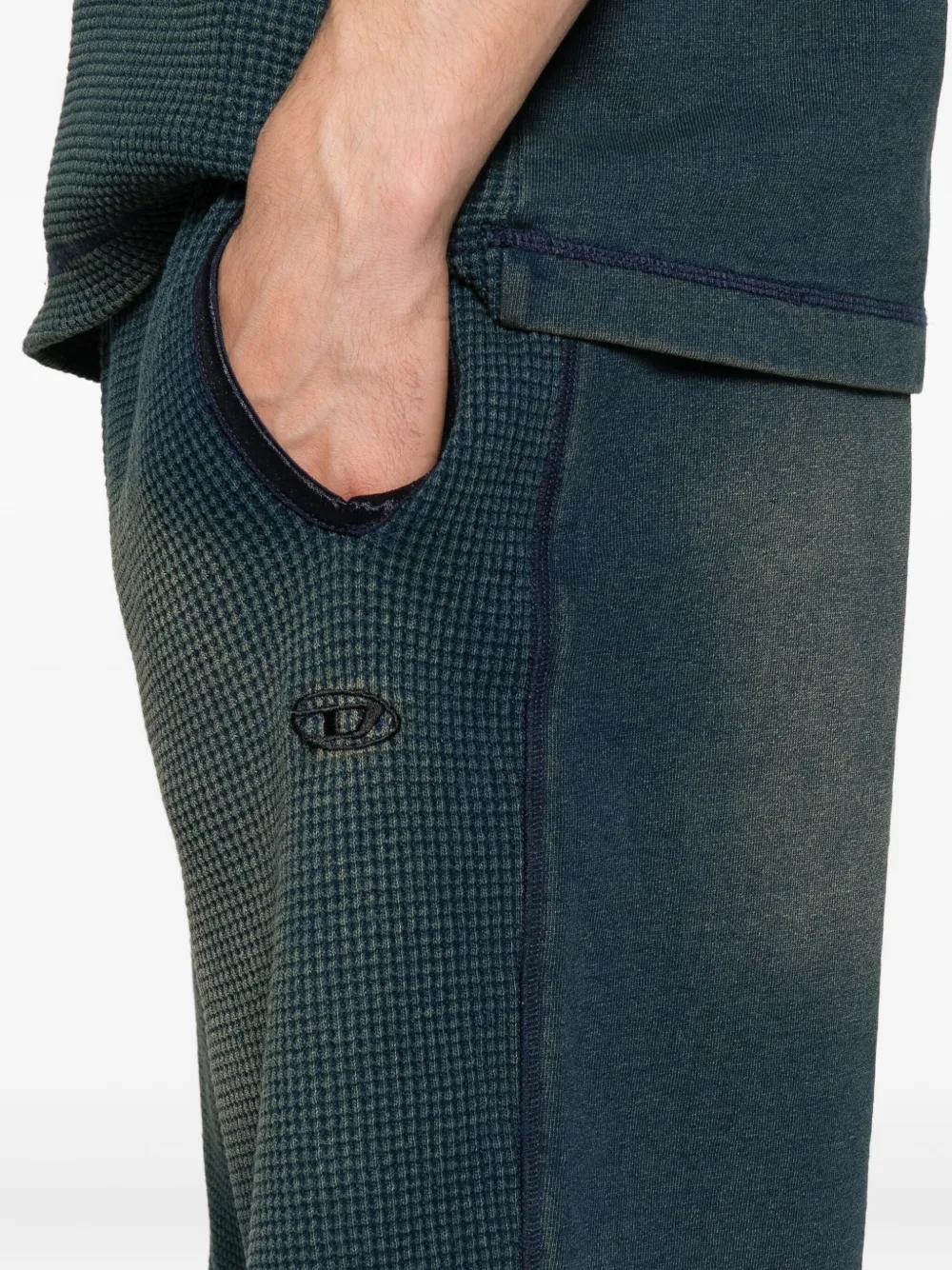 DIESEL Textured Men's Shorts with Pockets