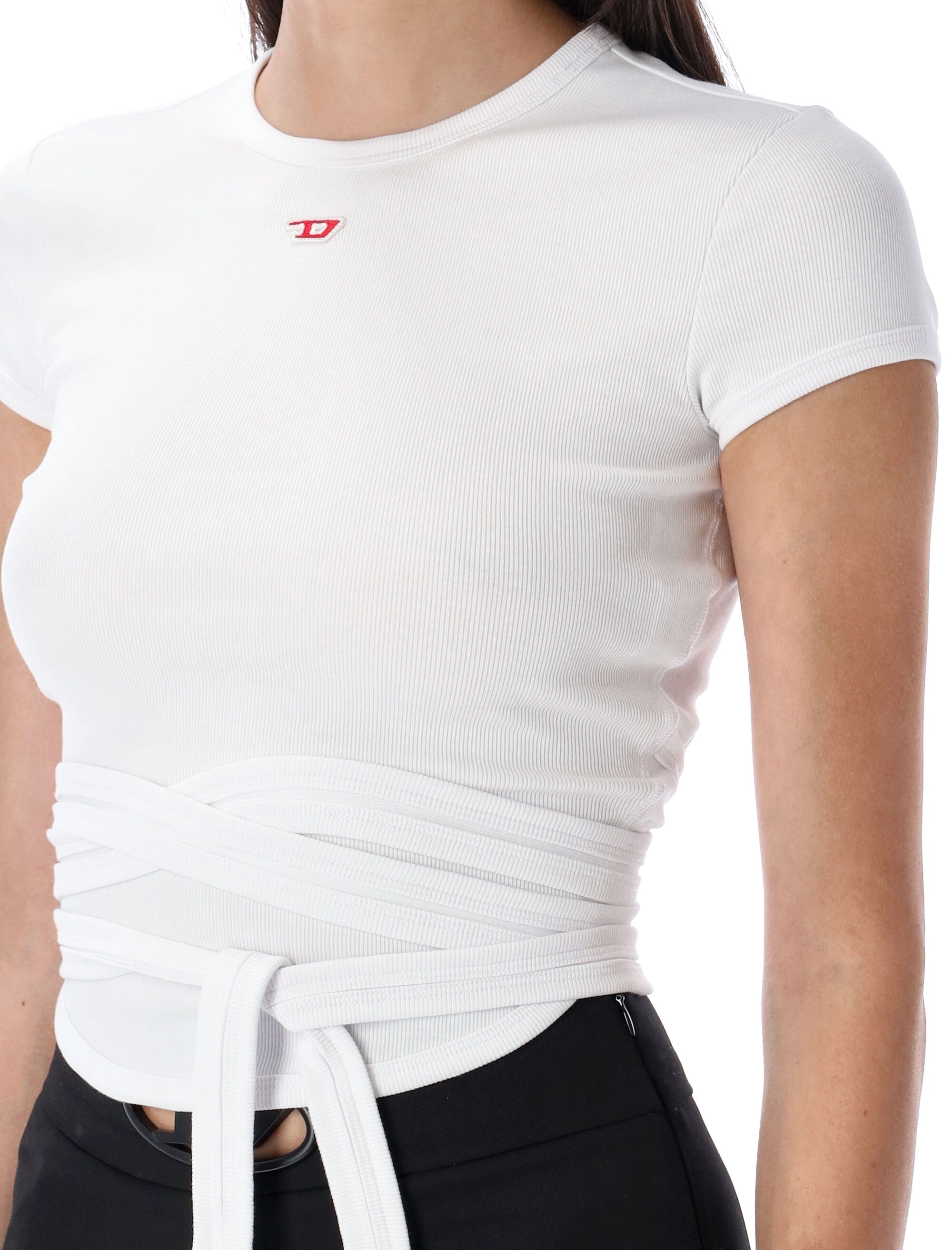 DIESEL Mini Bunny Tail Embroidered Top - Size S