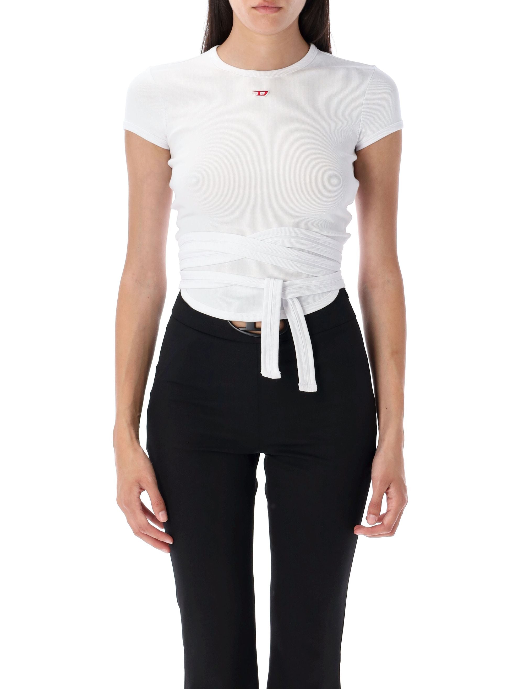 DIESEL Mini Bunny Tail Embroidered Top - Size S