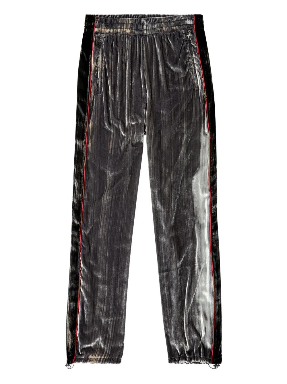DIESEL Track Pants with Striped Side Detailing