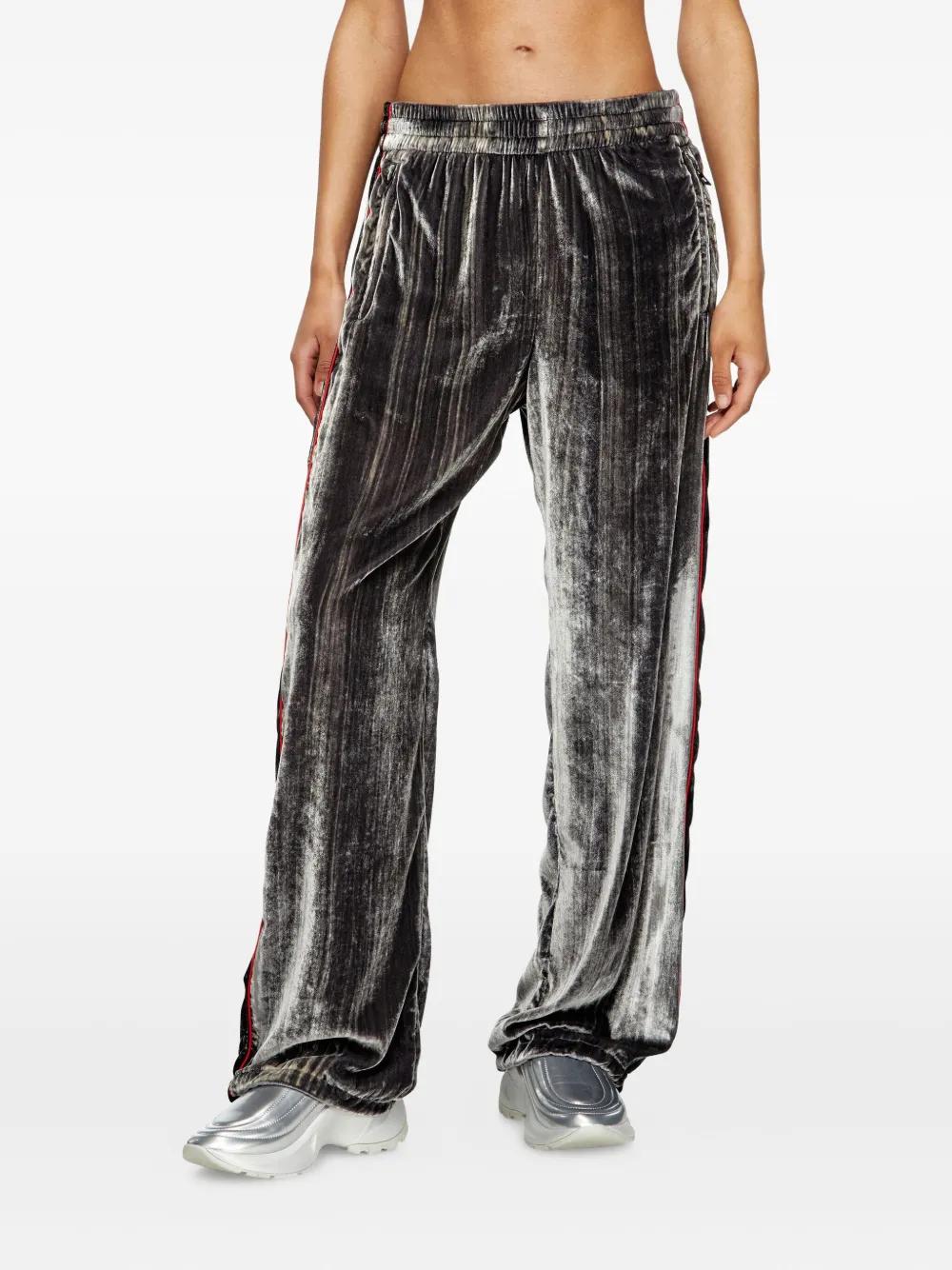 DIESEL Track Pants with Striped Side Detailing