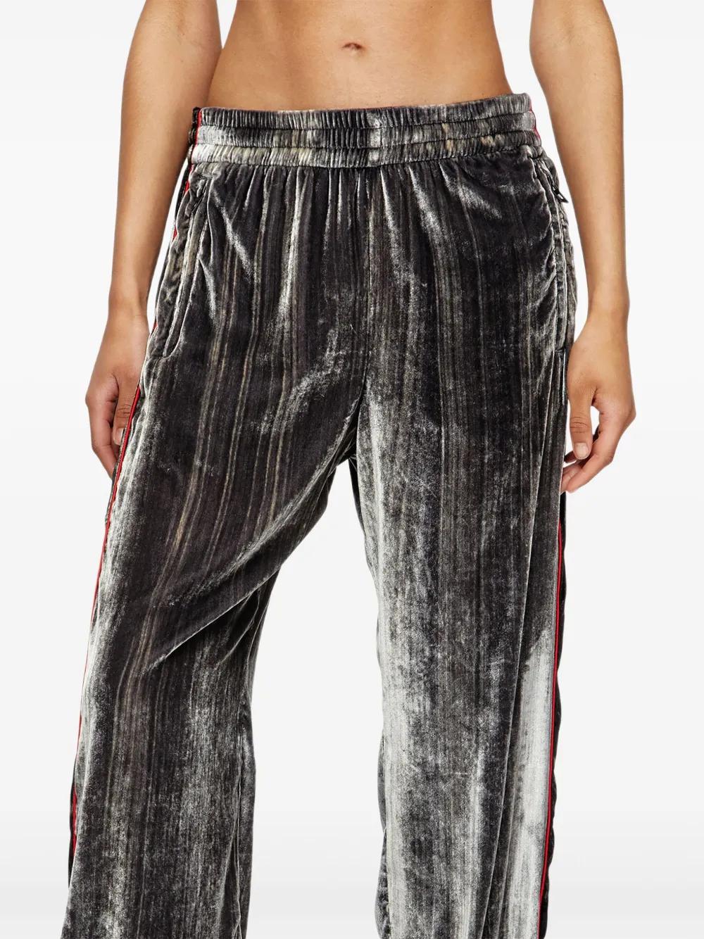 DIESEL Track Pants with Striped Side Detailing