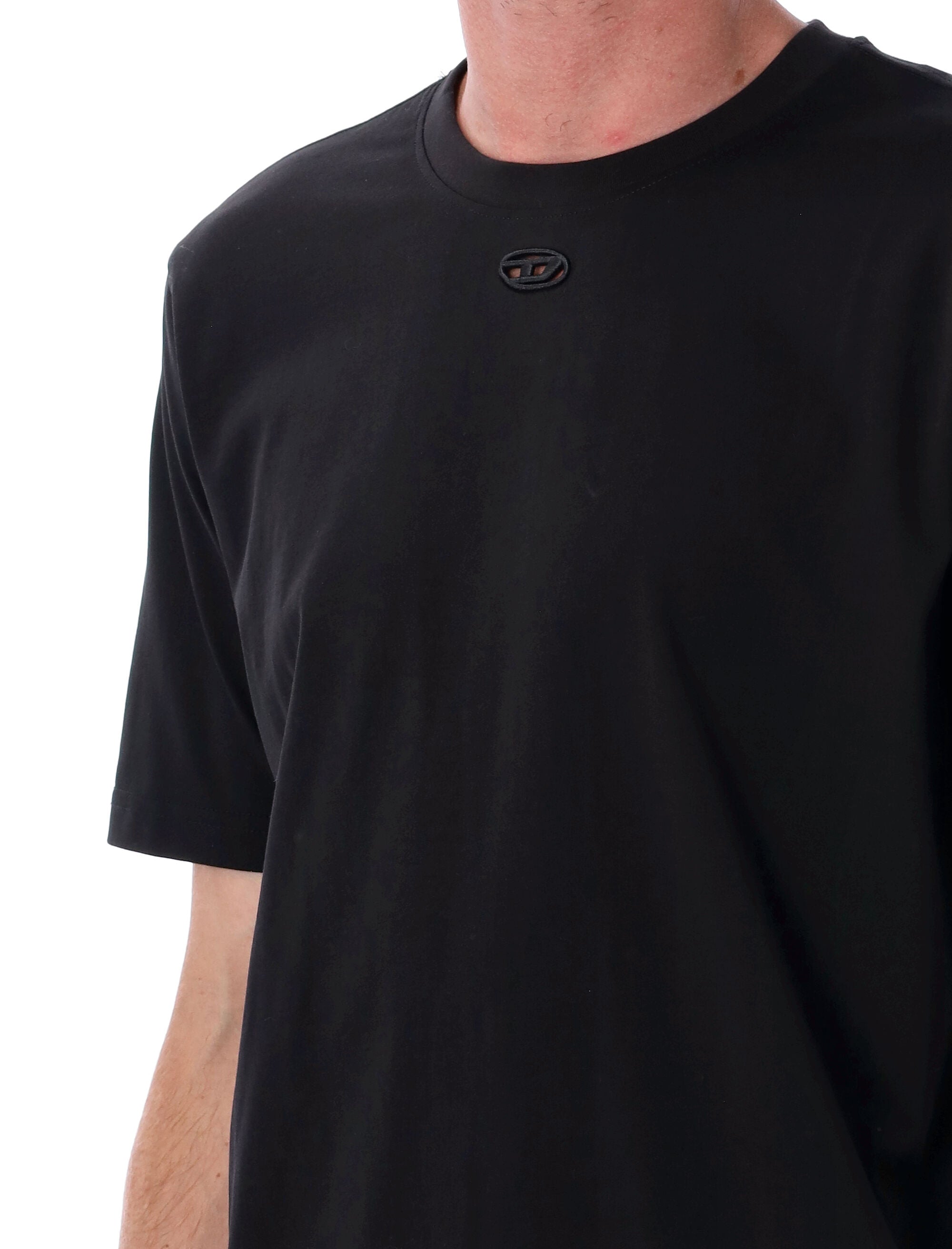 DIESEL Crew Neck Regular Fit T-Shirt - Size L