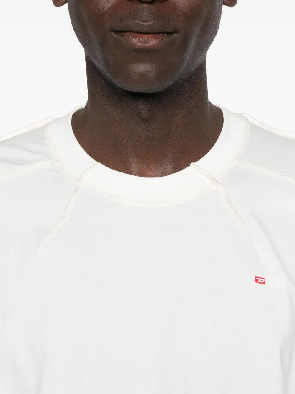 DIESEL Logo Tee - Short Sleeves Stretch Cotton