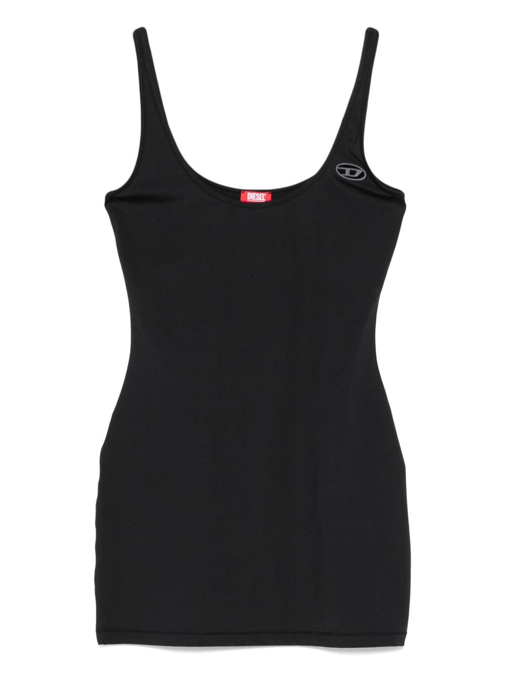 DIESEL Scoop Neck Sleeveless Mini Tank Top