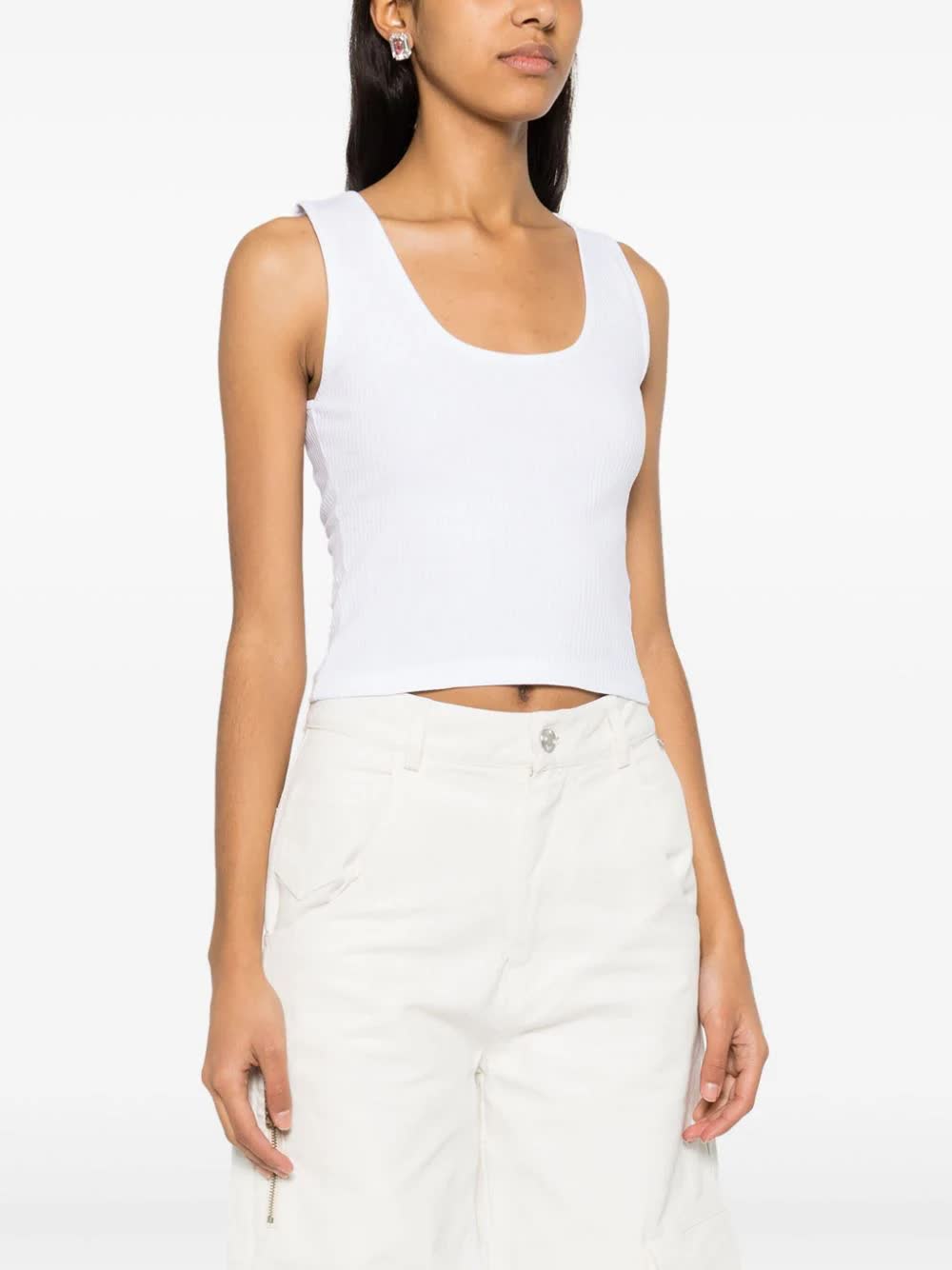 GCDS Bling Logo Tank Top - Women's SS24