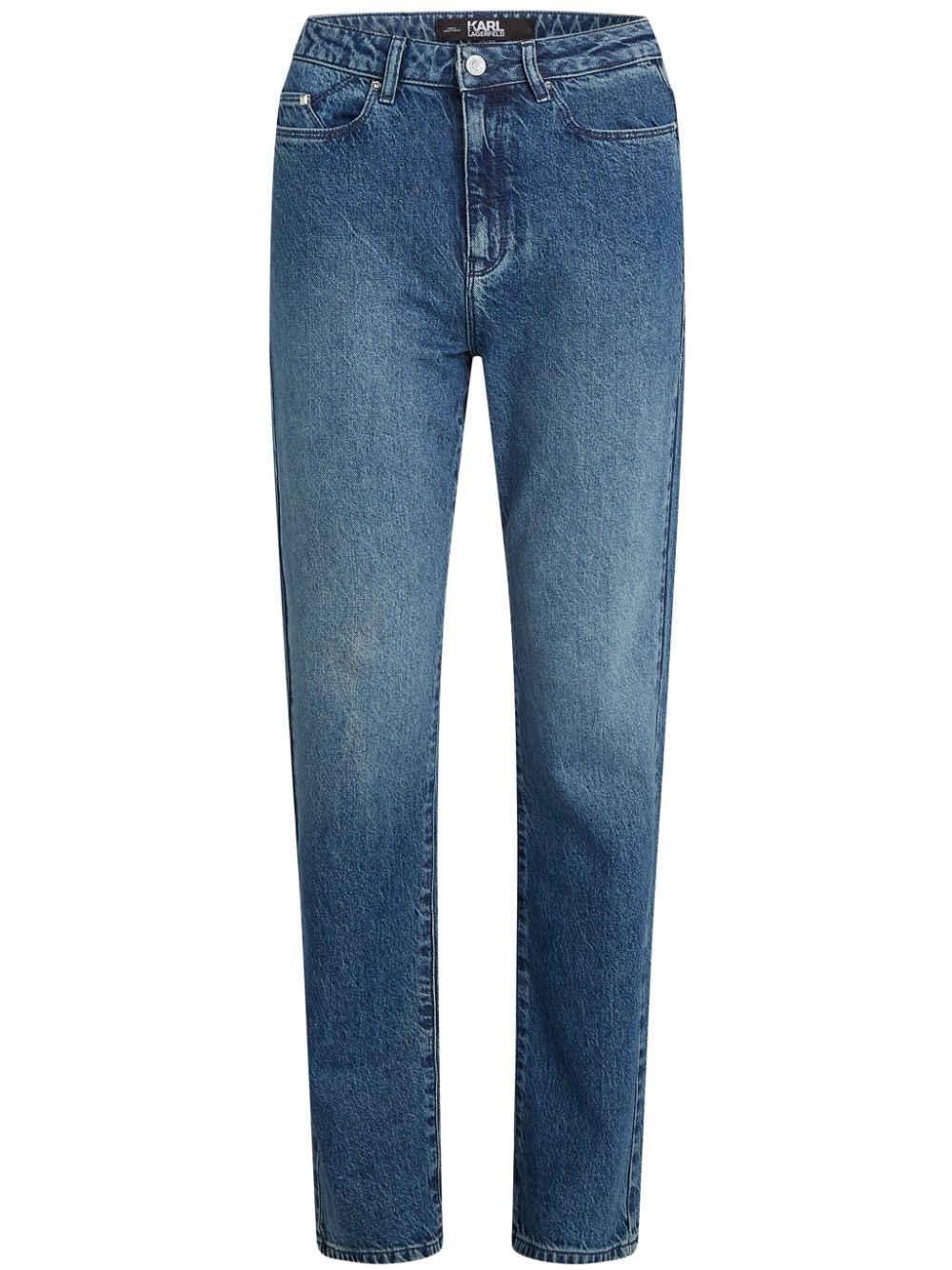 KARL LAGERFELD Chic Denim Logo Pocket Pants for Women