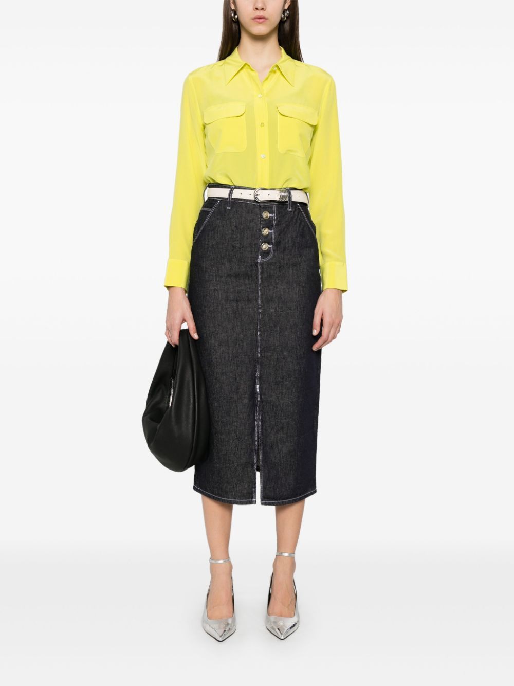 KARL LAGERFELD Denim Skirt for Women - SS25 Collection