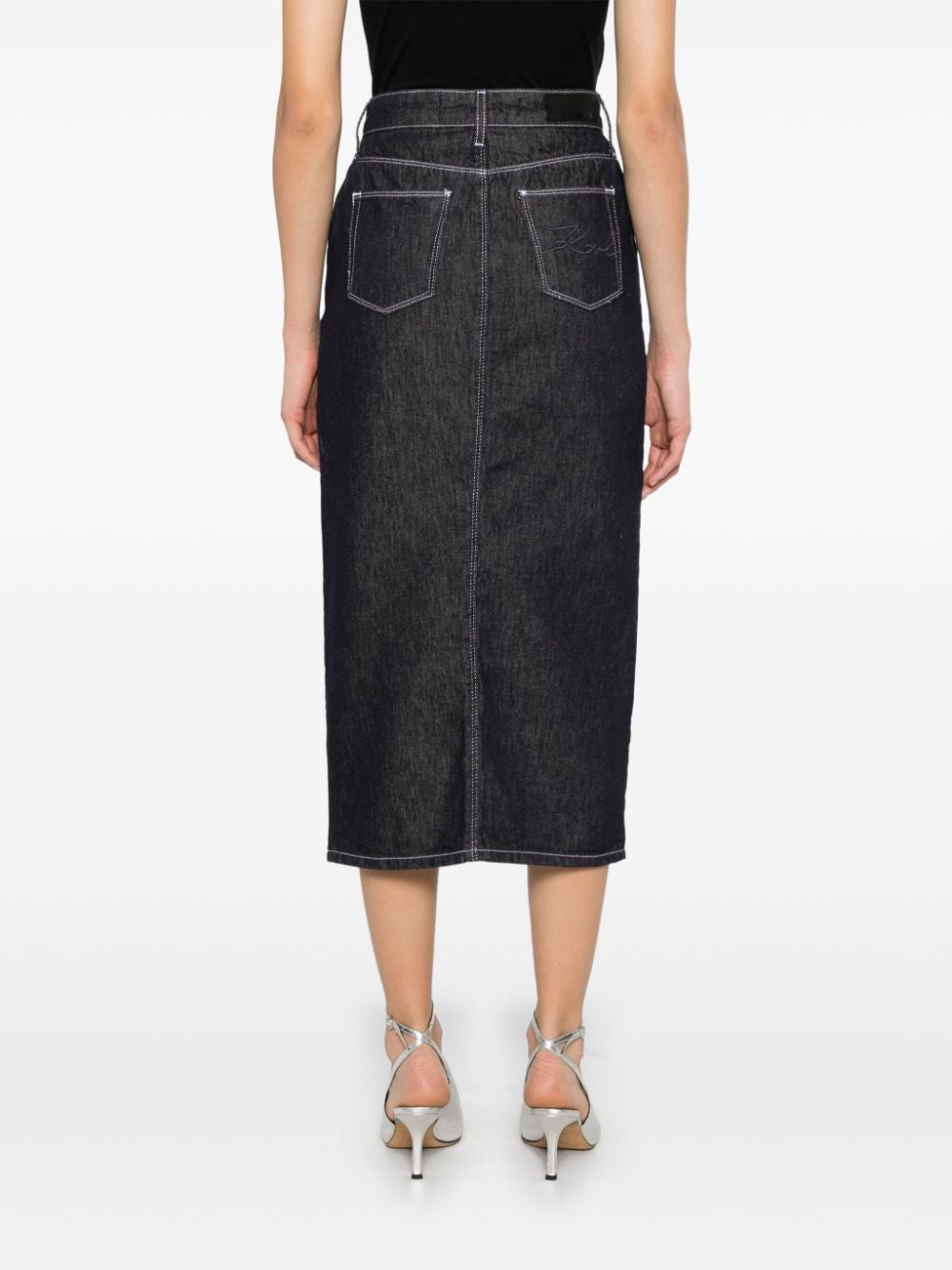 KARL LAGERFELD Denim Skirt for Women - SS25 Collection