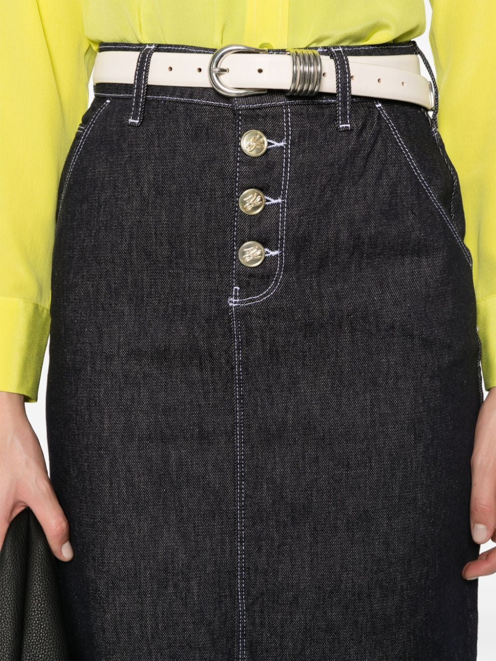 KARL LAGERFELD Denim Skirt for Women - SS25 Collection