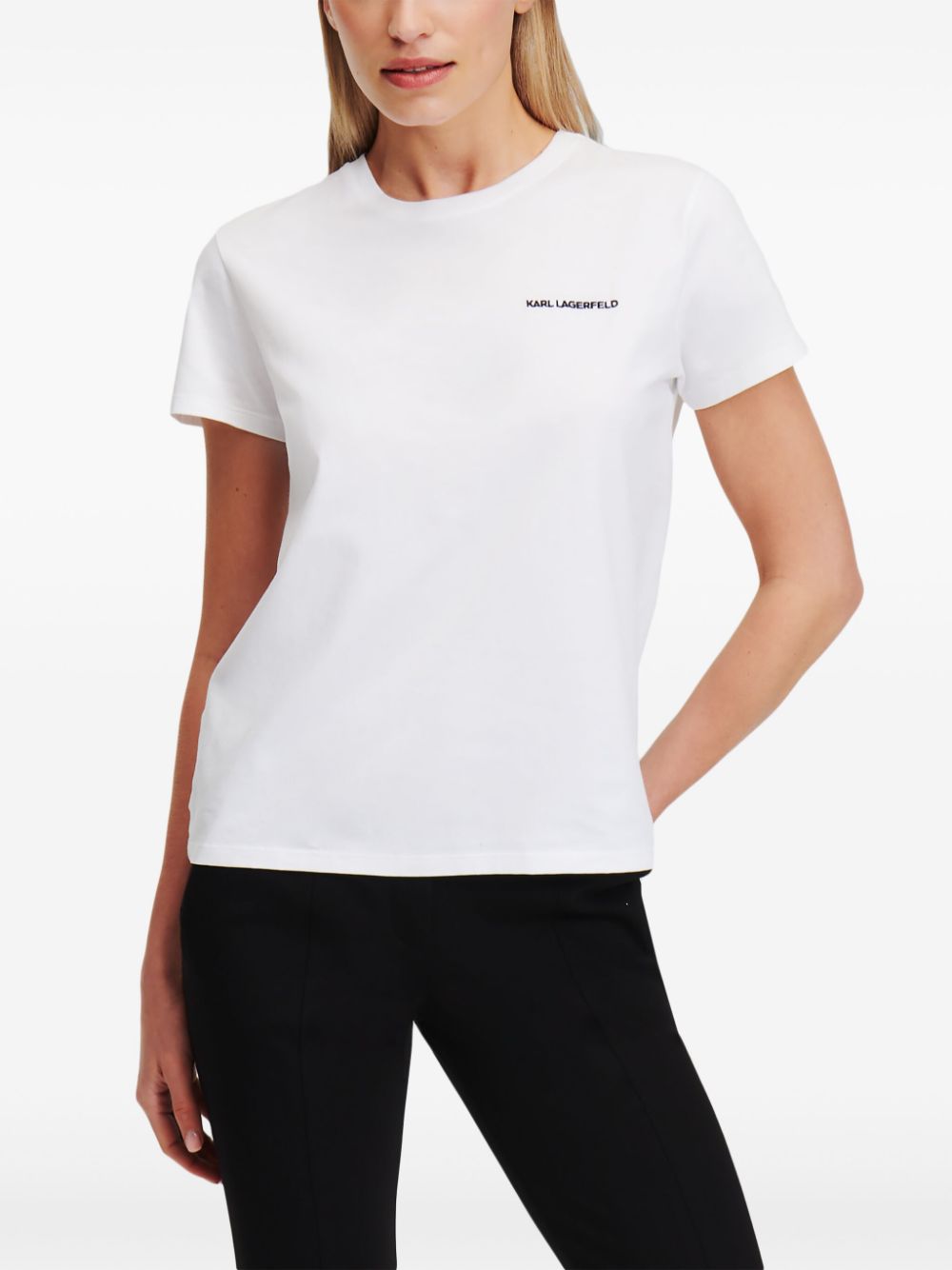 KARL LAGERFELD Essential Logo Tee for Women