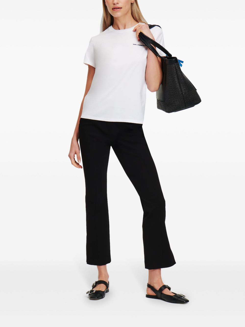 KARL LAGERFELD Essential Logo Tee for Women