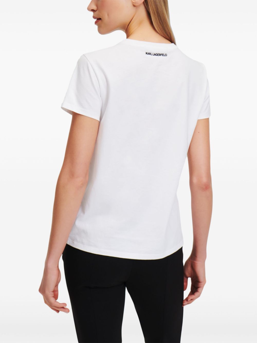 KARL LAGERFELD Essential Logo Tee for Women