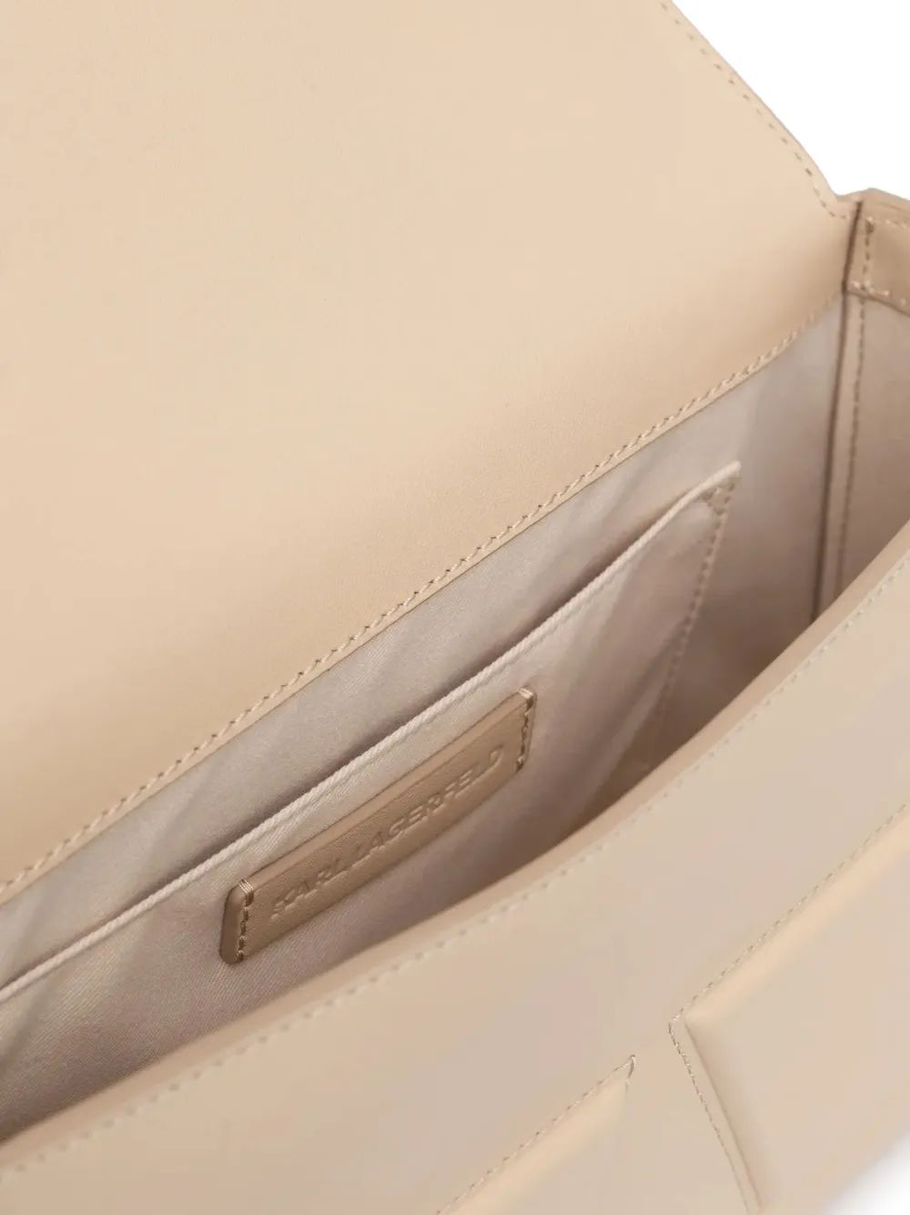 KARL LAGERFELD Shoulder Ikon Mini Relief Logo Handbag