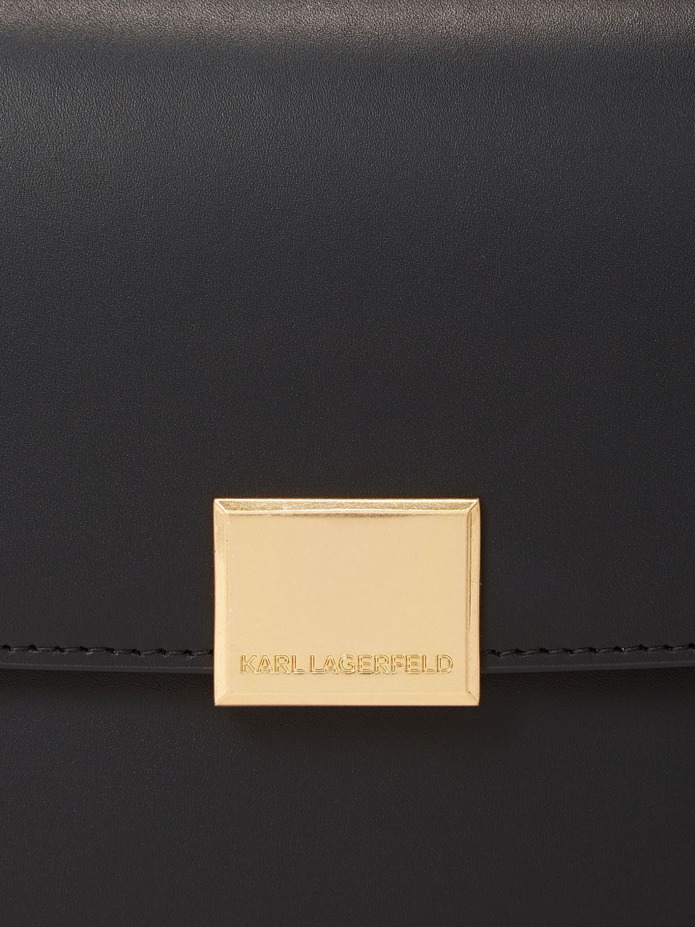 KARL LAGERFELD Mini Crossbody Bag with Gold Closure