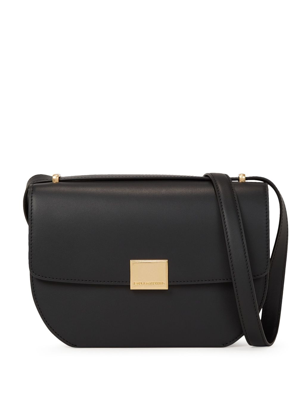 KARL LAGERFELD Mini Crossbody Bag with Gold Closure
