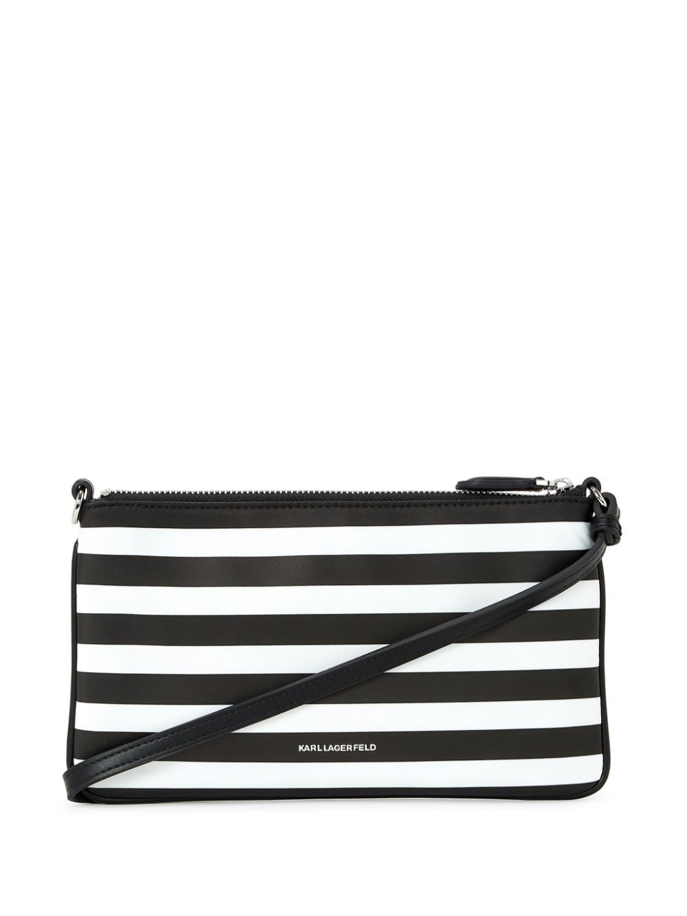 KARL LAGERFELD IKON Nylon Mini Shoulder Pouch Handbag