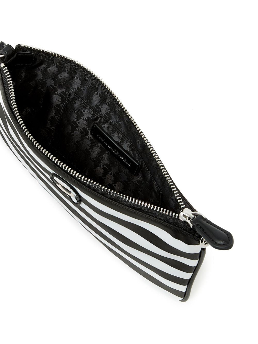 KARL LAGERFELD IKON Nylon Mini Shoulder Pouch Handbag