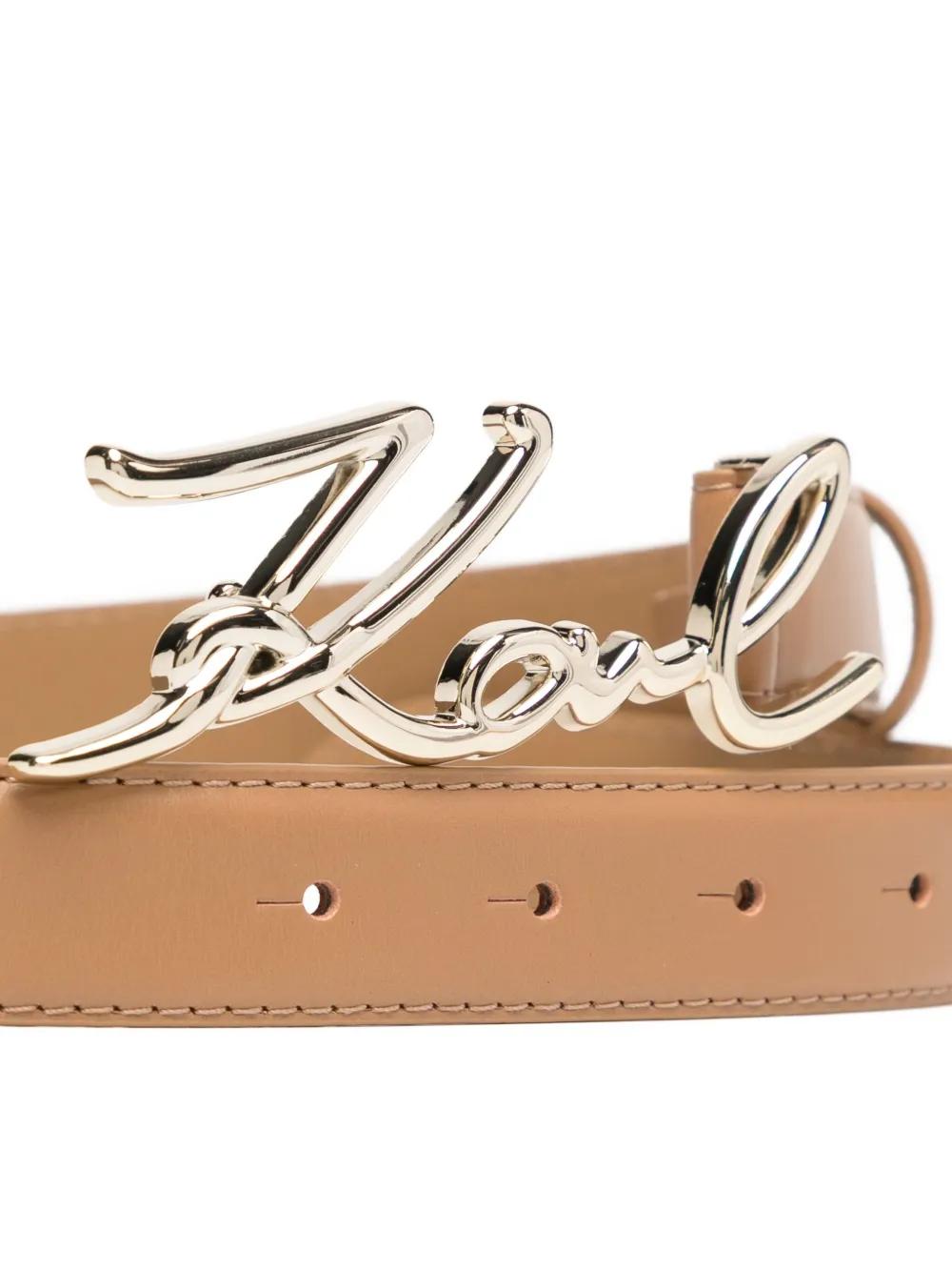 KARL LAGERFELD Iconic Women's Belt with Adjustable Fit