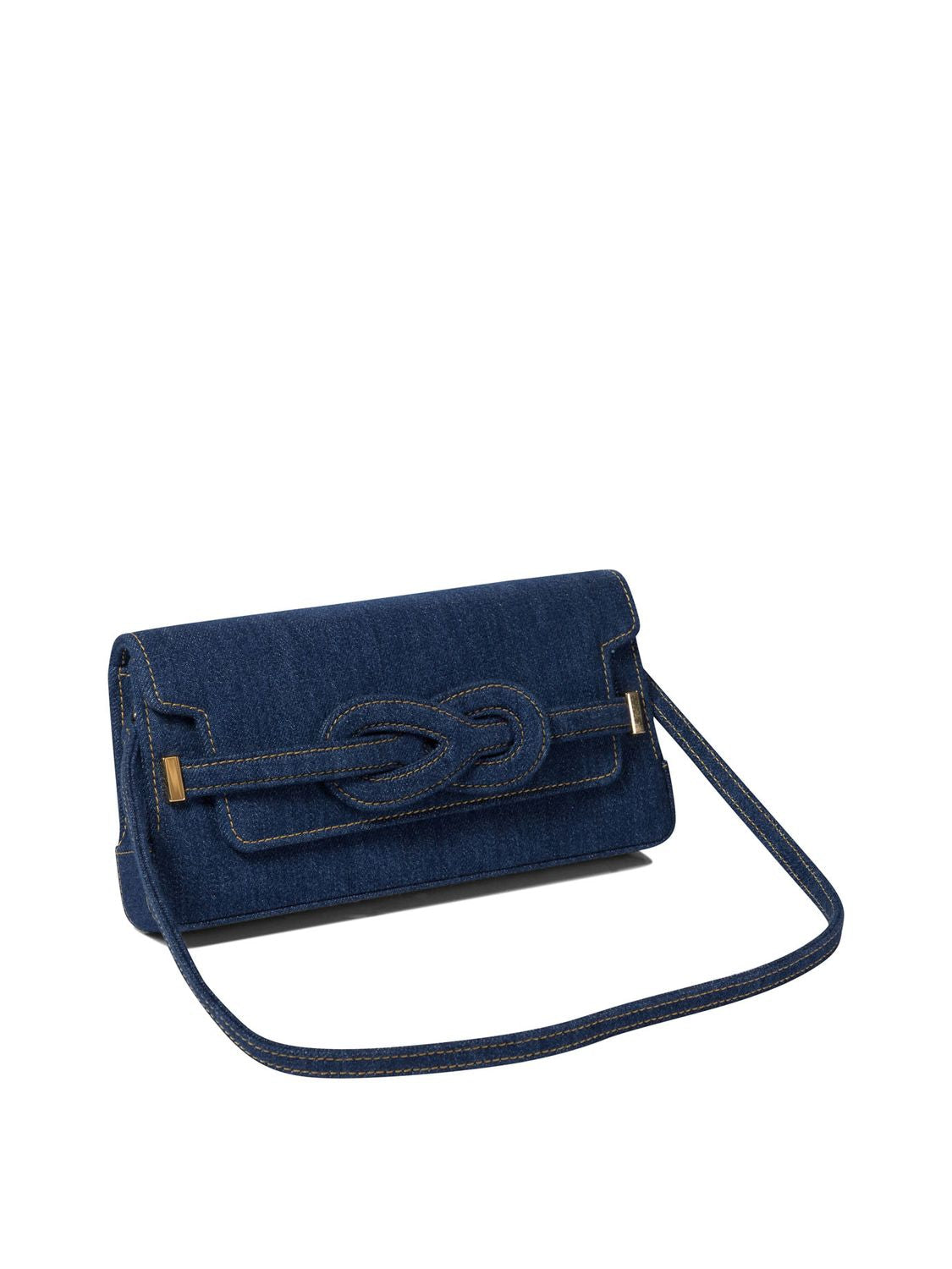AMATO DANIELE Classic Denim Shoulder Handbag