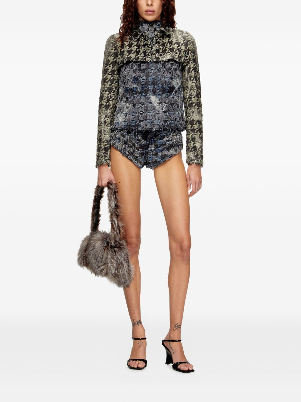 DIESEL Multicolored Women's Denim Top - Size M