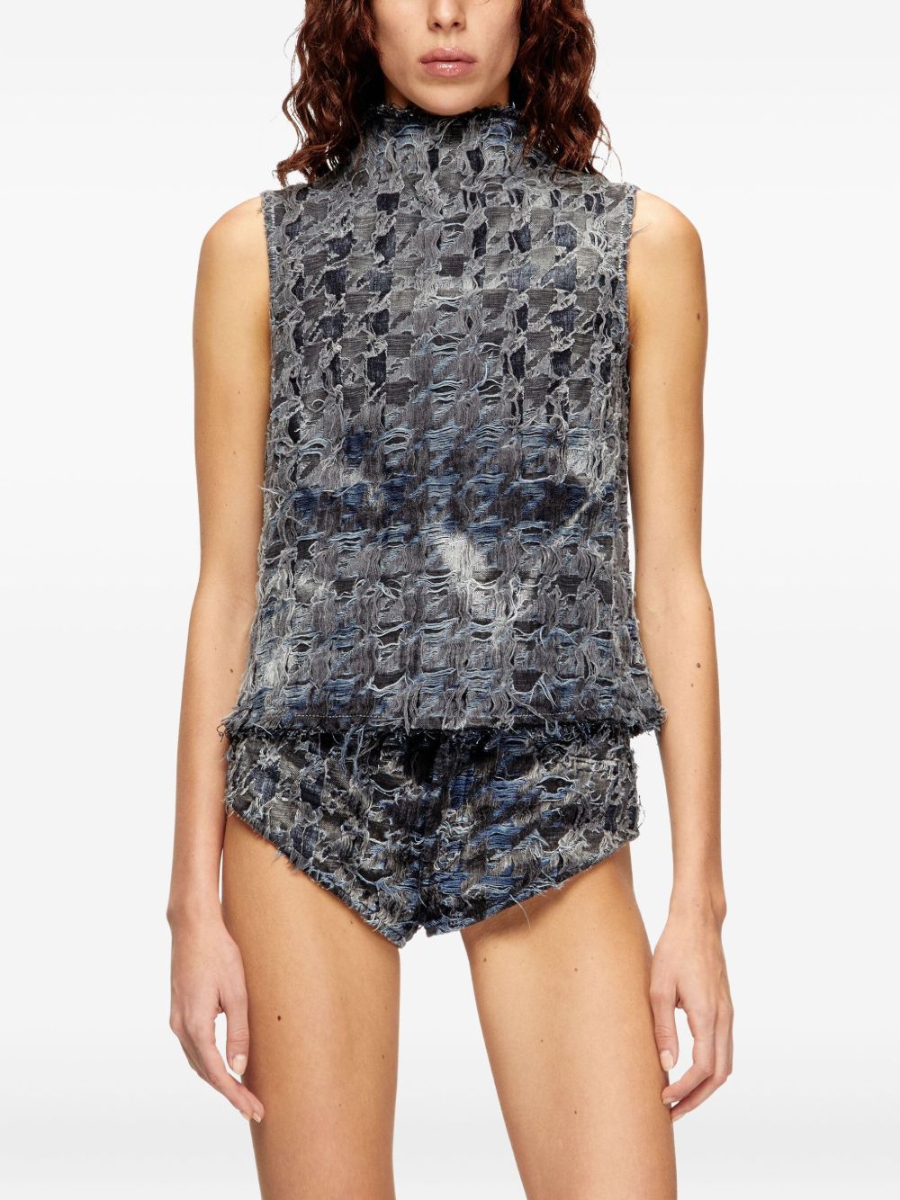 DIESEL Multicolored Women's Denim Top - Size M