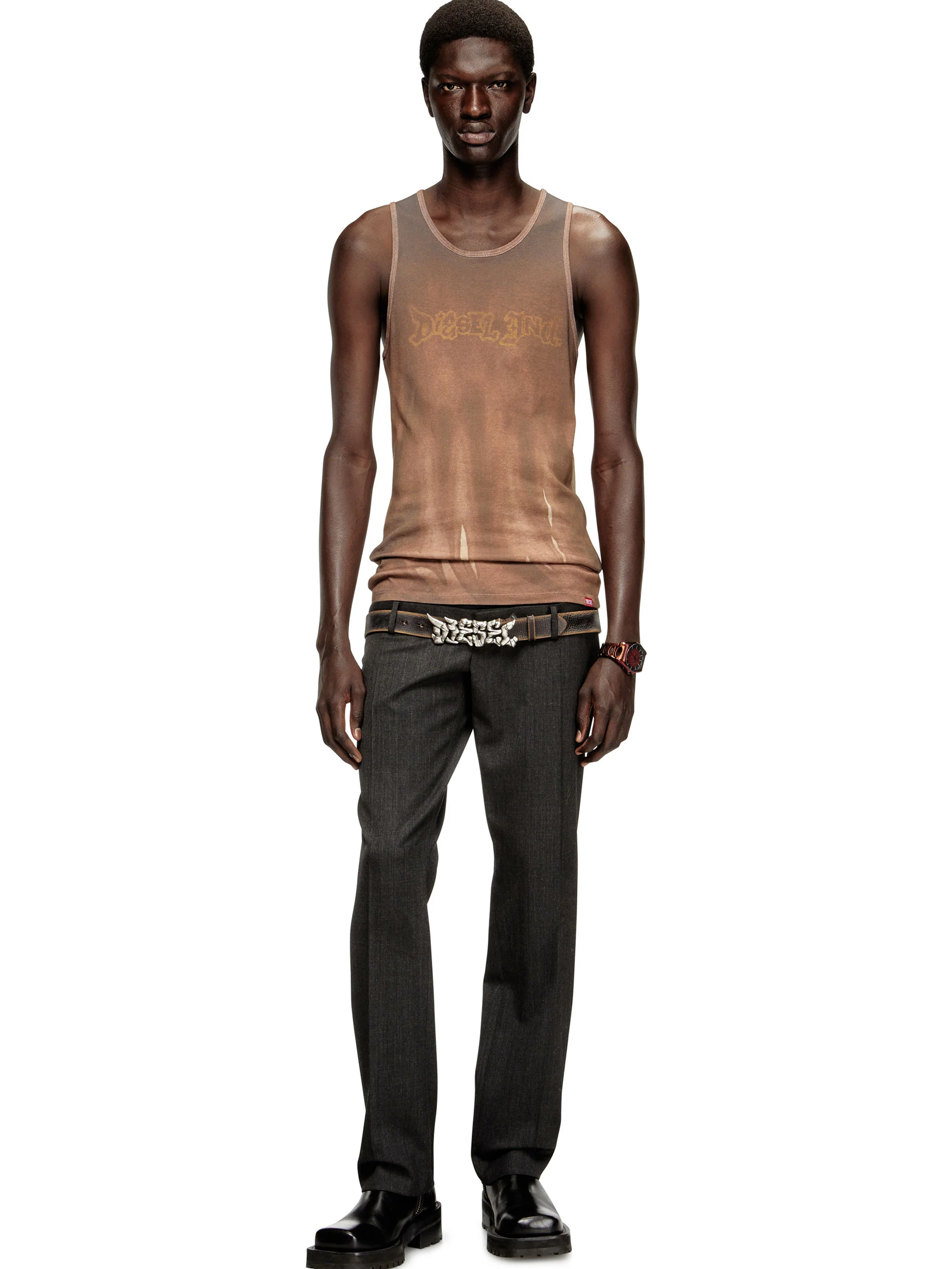 DIESEL Men's Crew Neck Tank Top