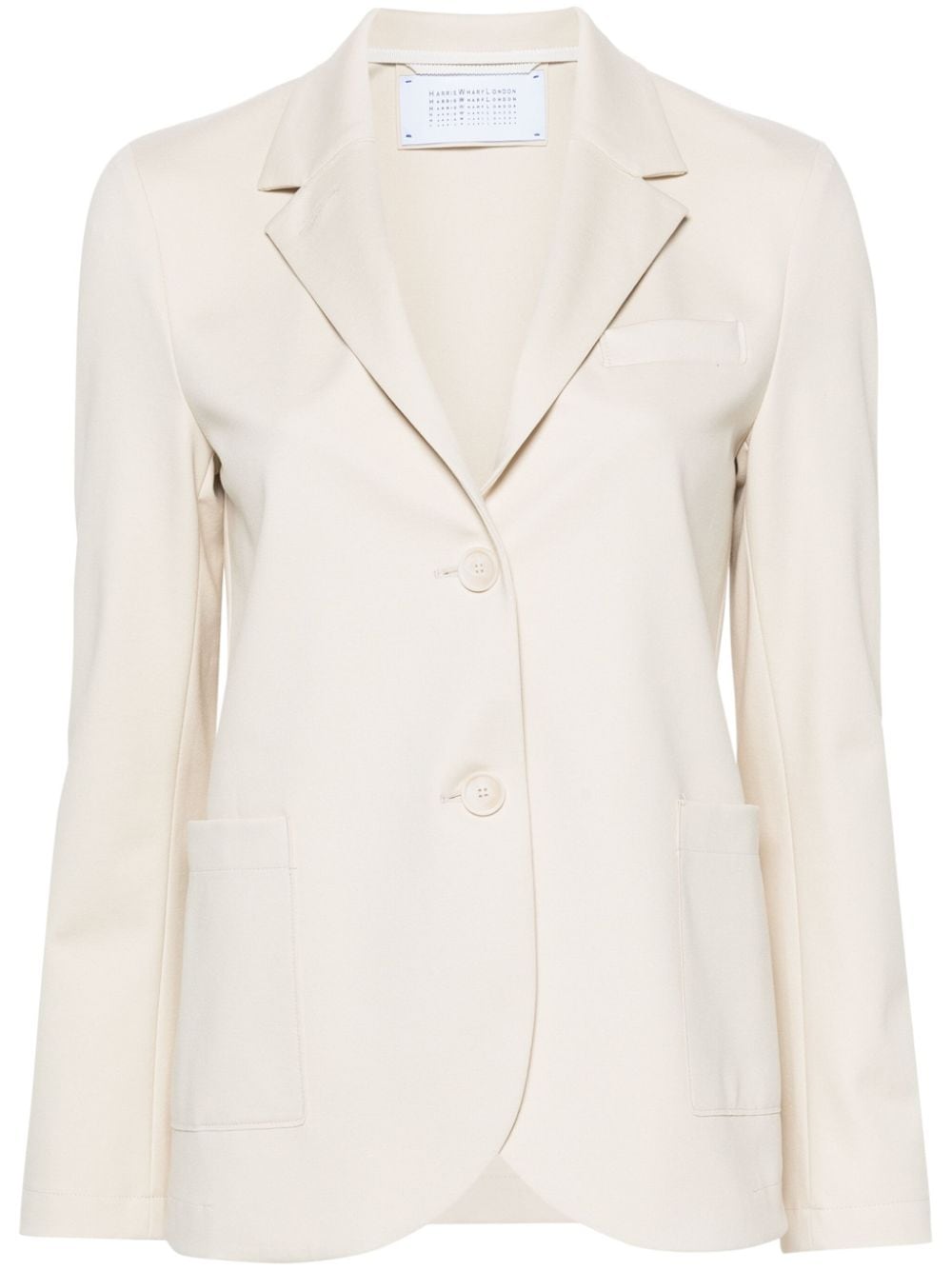 HARRIS WHARF LONDON Single-Breasted Blazer Jacket