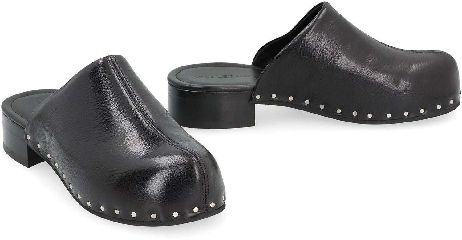 OUR LEGACY Sophisticated Round Toe Slippers for Women