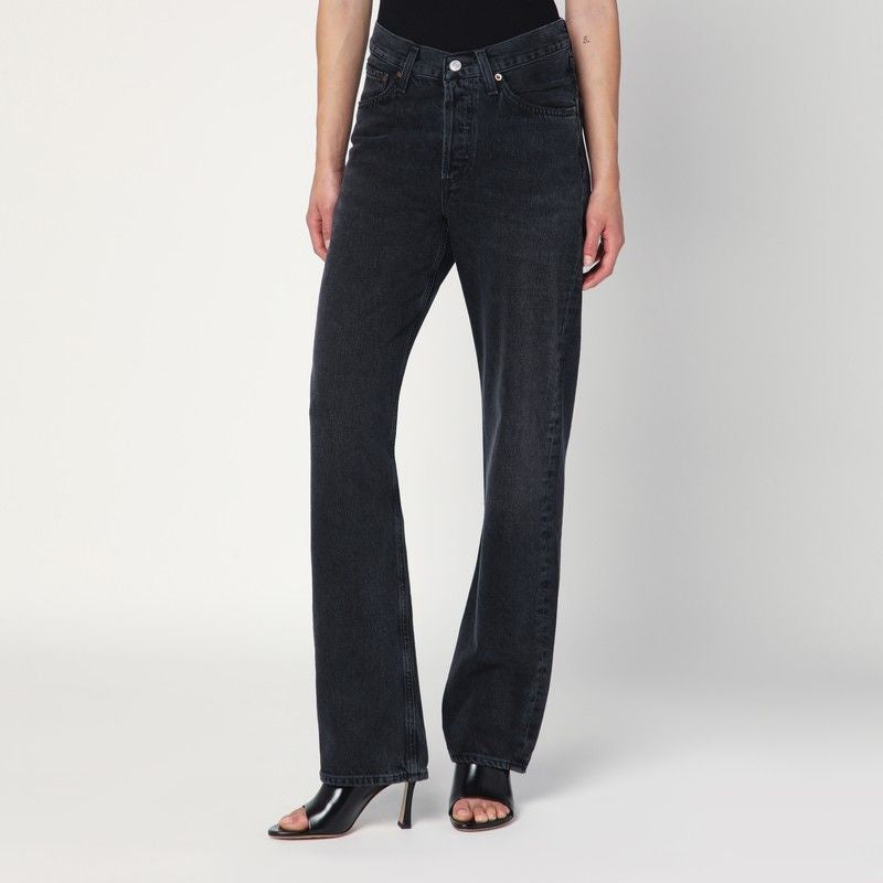 AGOLDE High Rise V-Waist Straight Leg Jeans