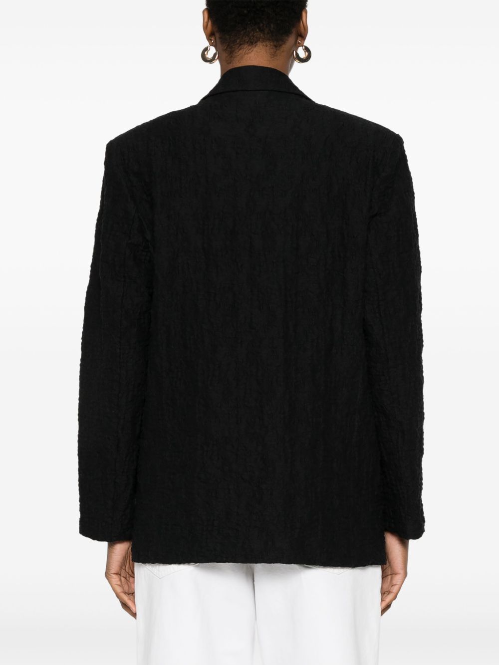 HARRIS WHARF LONDON Cotton Blend Blazer Jacket