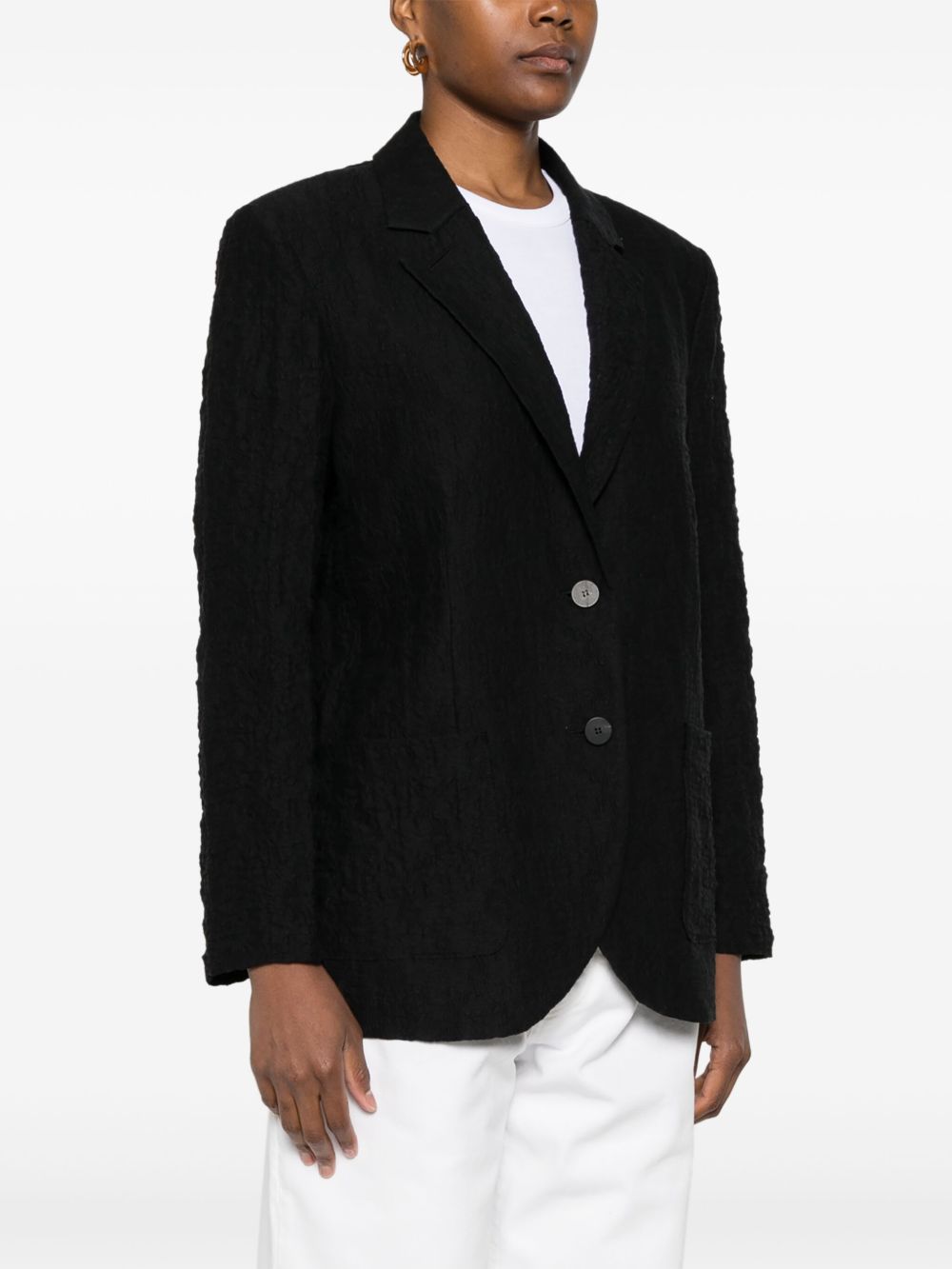 HARRIS WHARF LONDON Cotton Blend Blazer Jacket