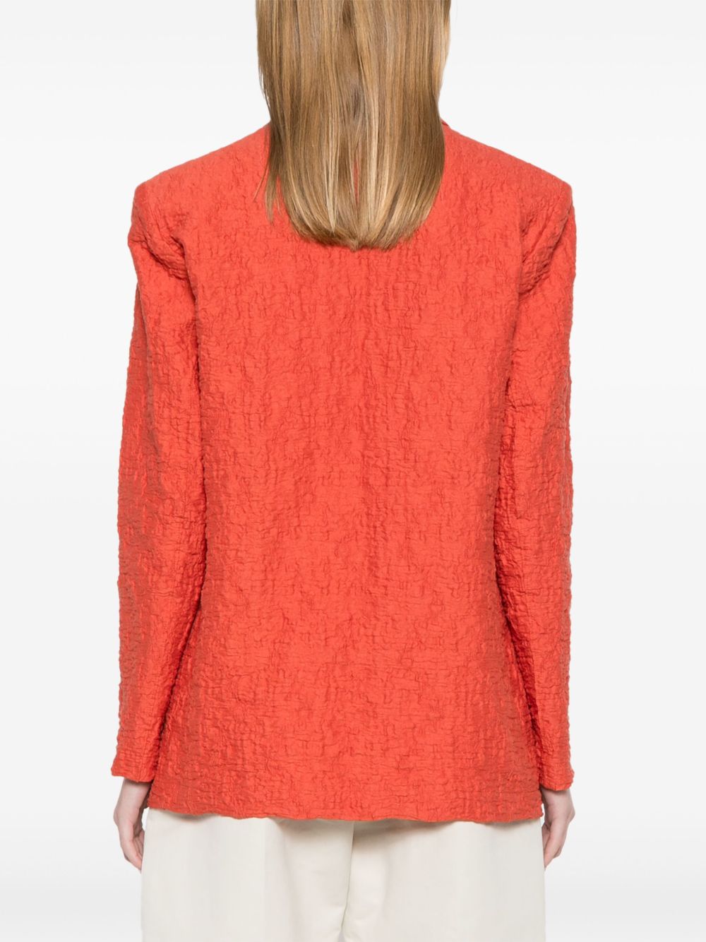 HARRIS WHARF LONDON Cotton Blend Blazer Jacket