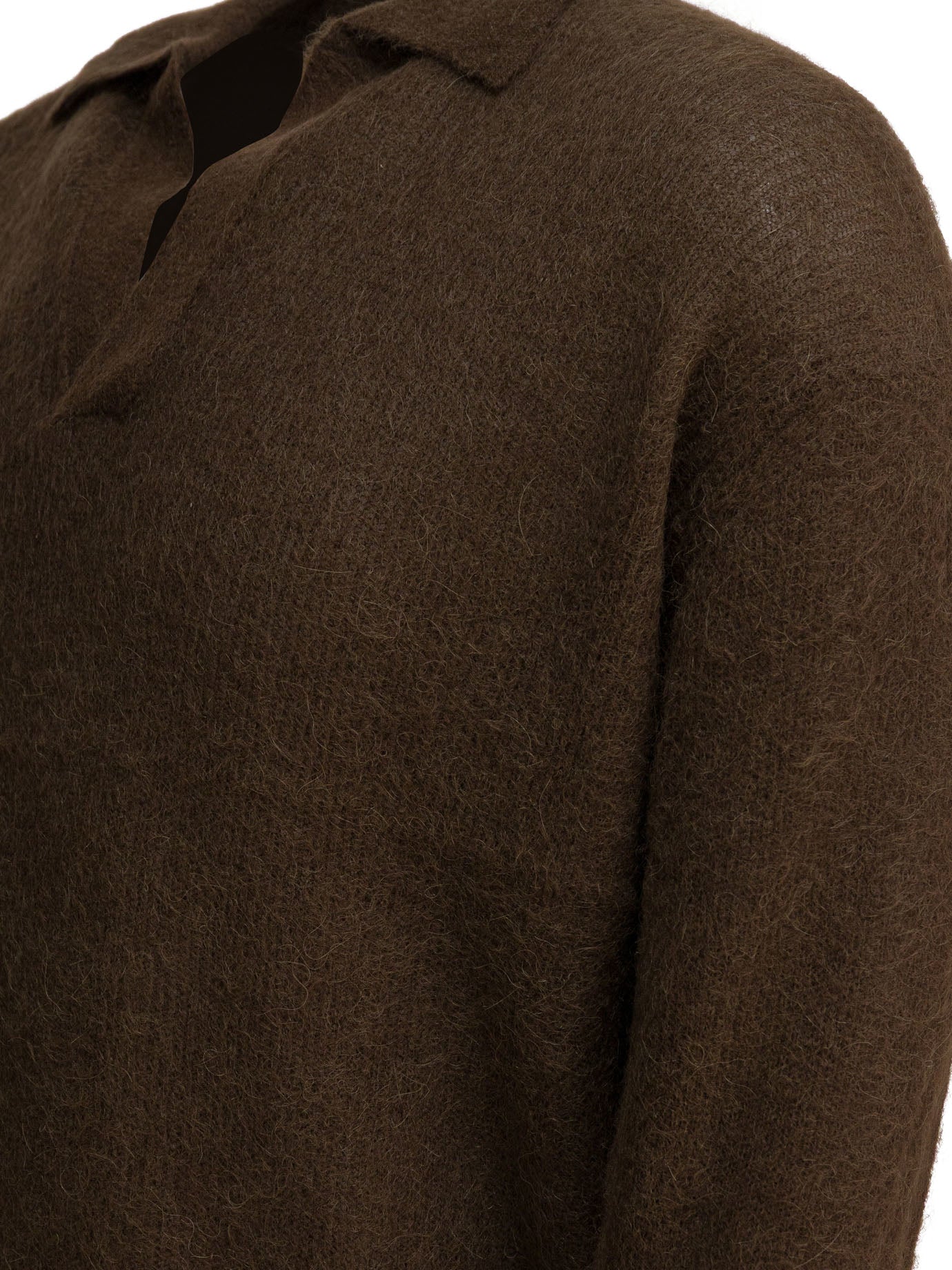 AURALEE Luxurious Alpaca Nylon Knitwear for Men