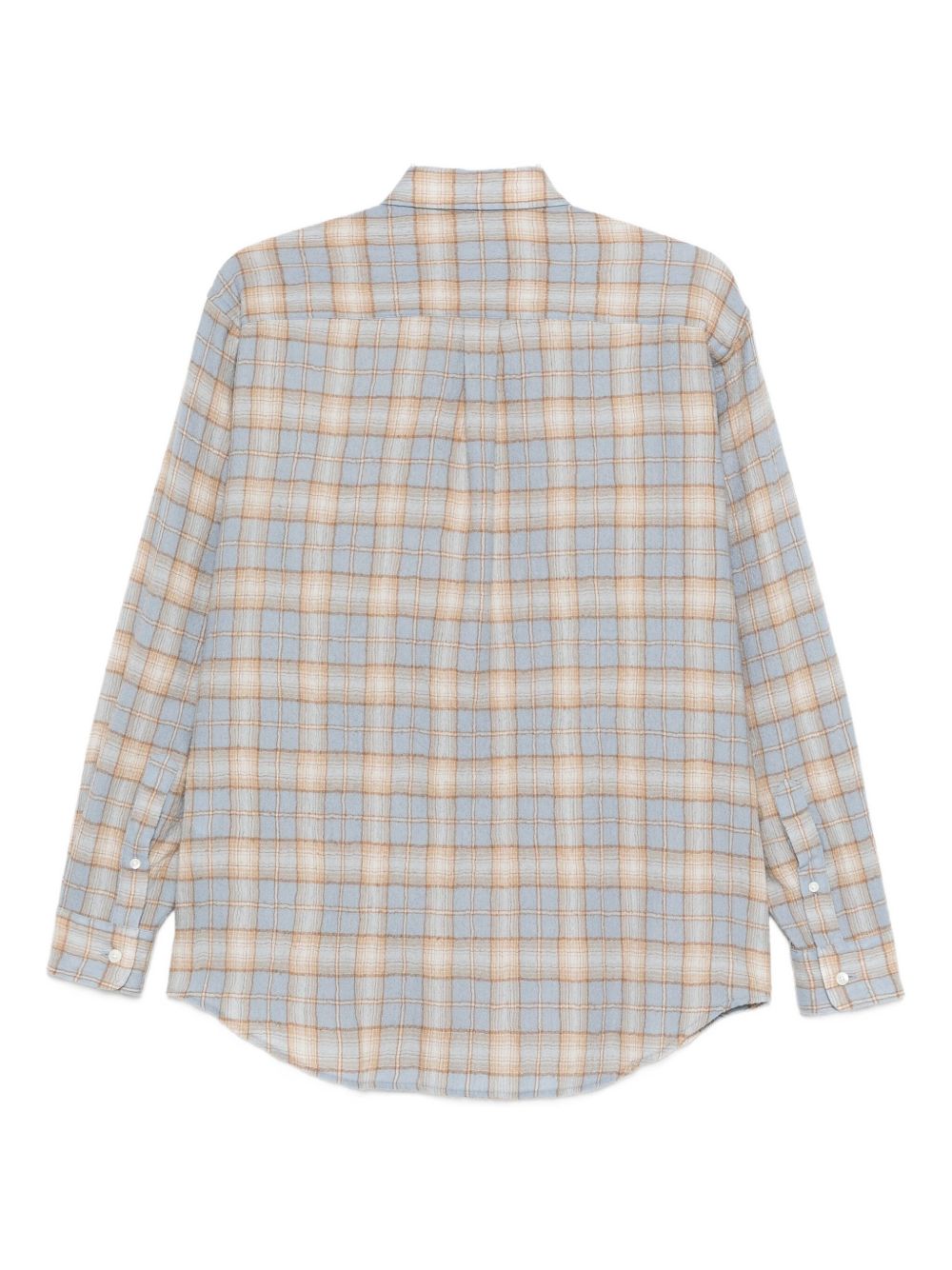 AURALEE Checkered Design Wool Shirt for Men - FW25