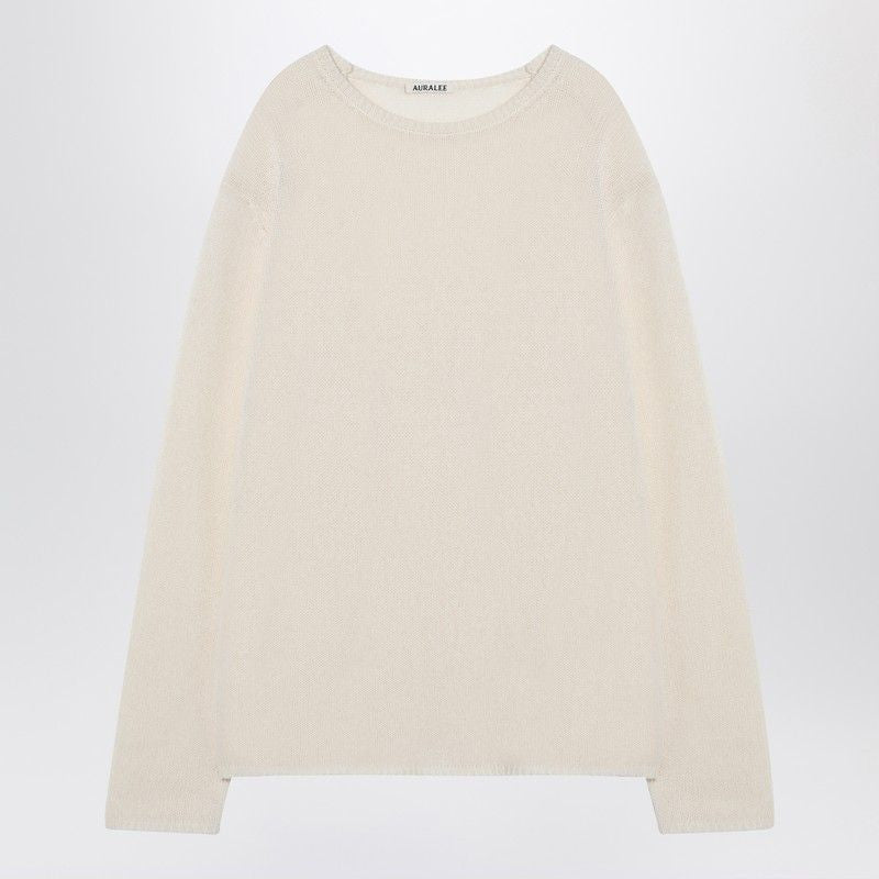 AURALEE Luxury Cashmere Crew Neck Sweater